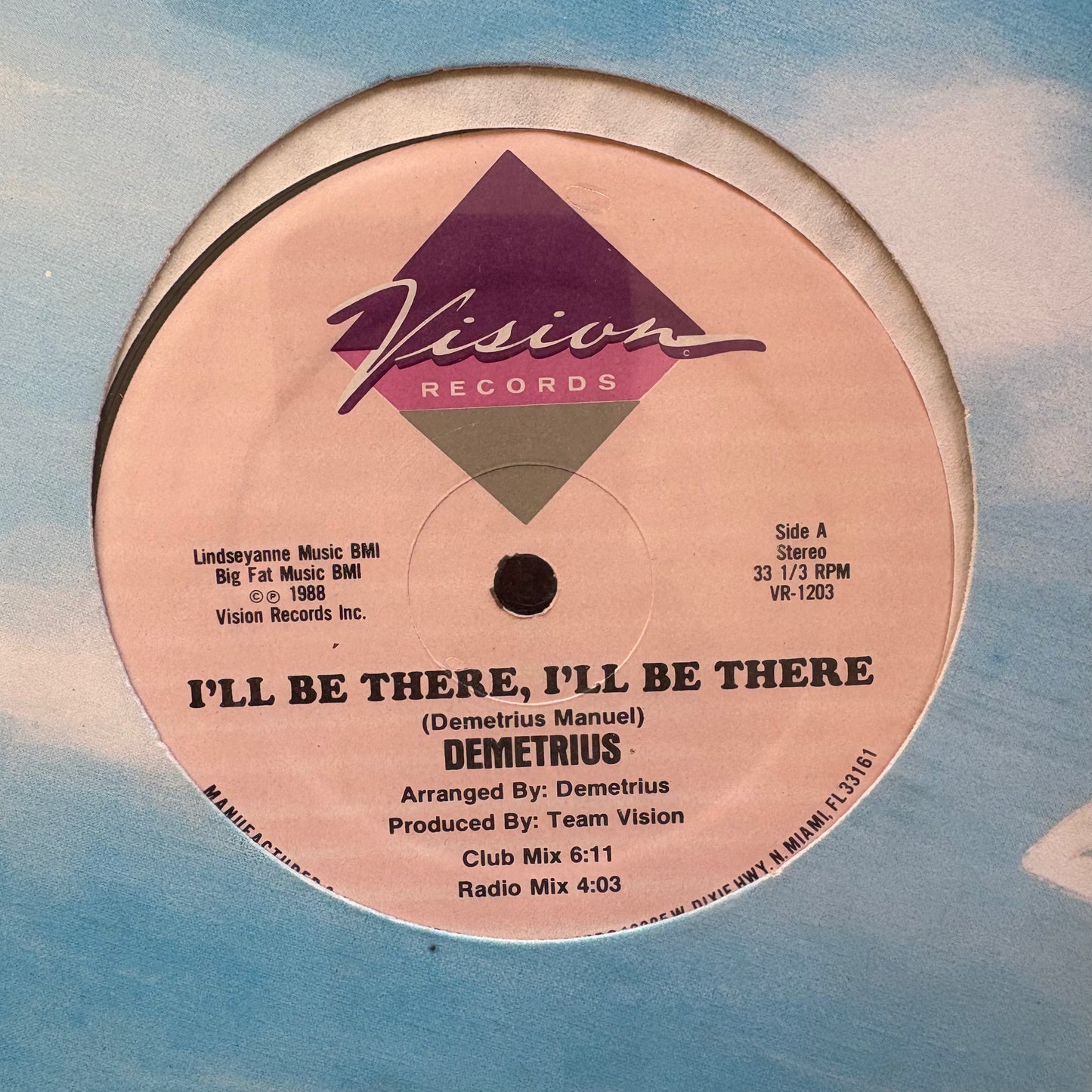 Demetrius, "I'll Be There" (12") (Sealed) [Used]