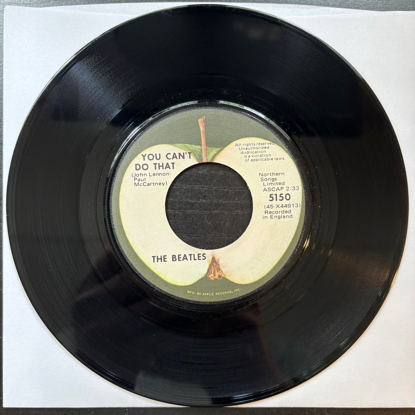 Beatles, "Can't Buy Me Love" (7") [VG+ Used]