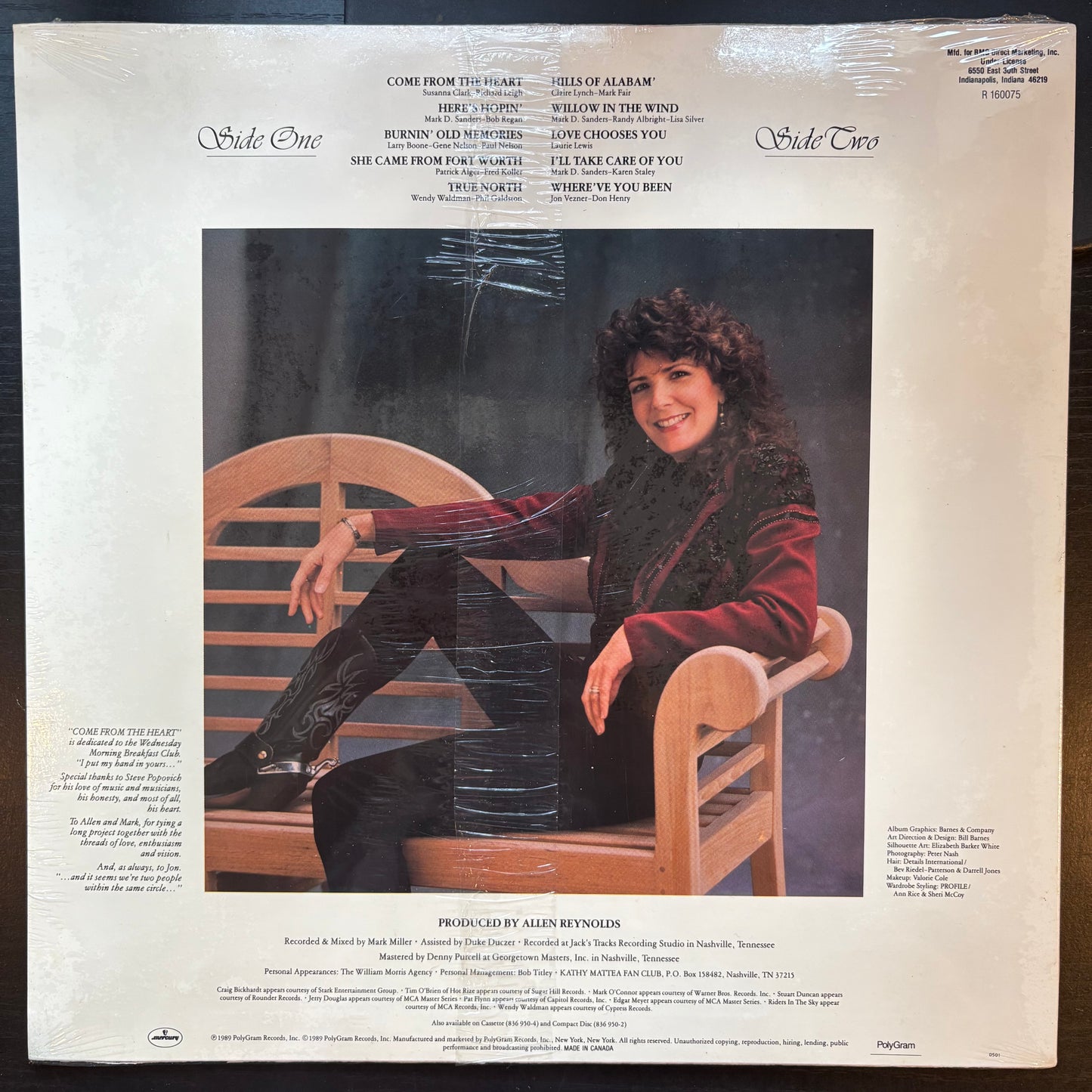 Kathy Mattea, "Willow in the Wind" (Sealed) [Used]