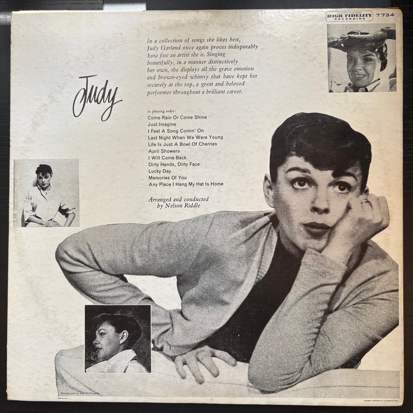 Judy Garland, "Judy" (Mono) [VG- Used]