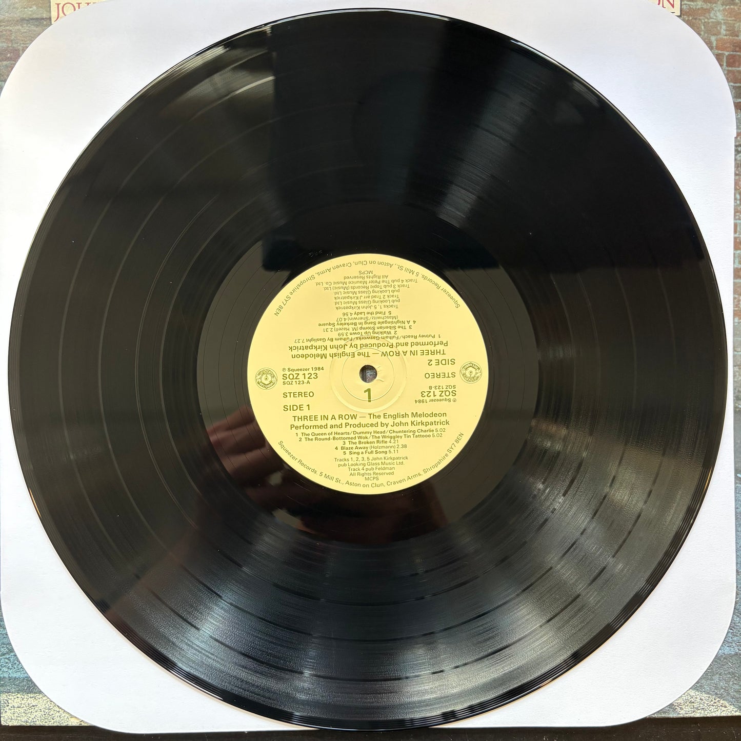 John Kirkpatrick, "Three in a Row - The English Melodeon" [EX Used]