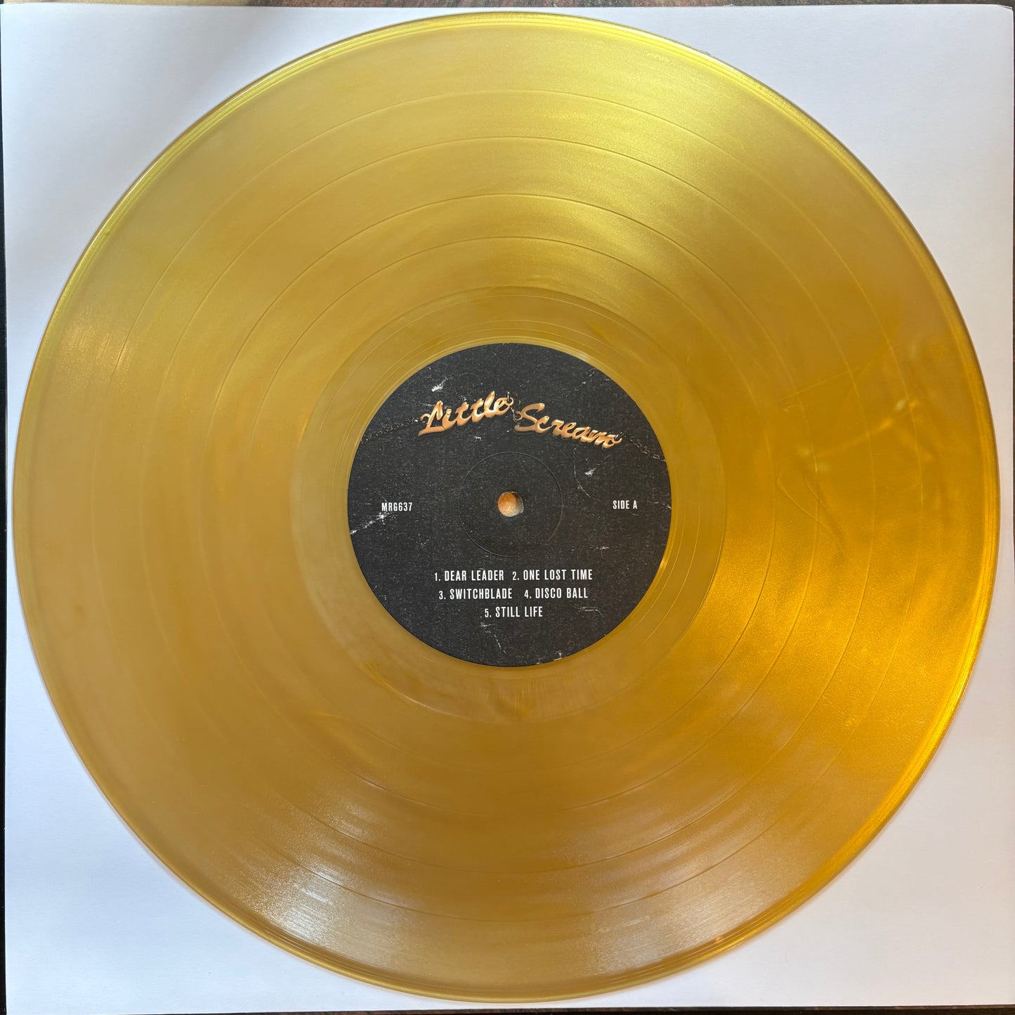 Little Scream, "Speed Queen" (LP) (Gold Marbled Vinyl) [EX Used]