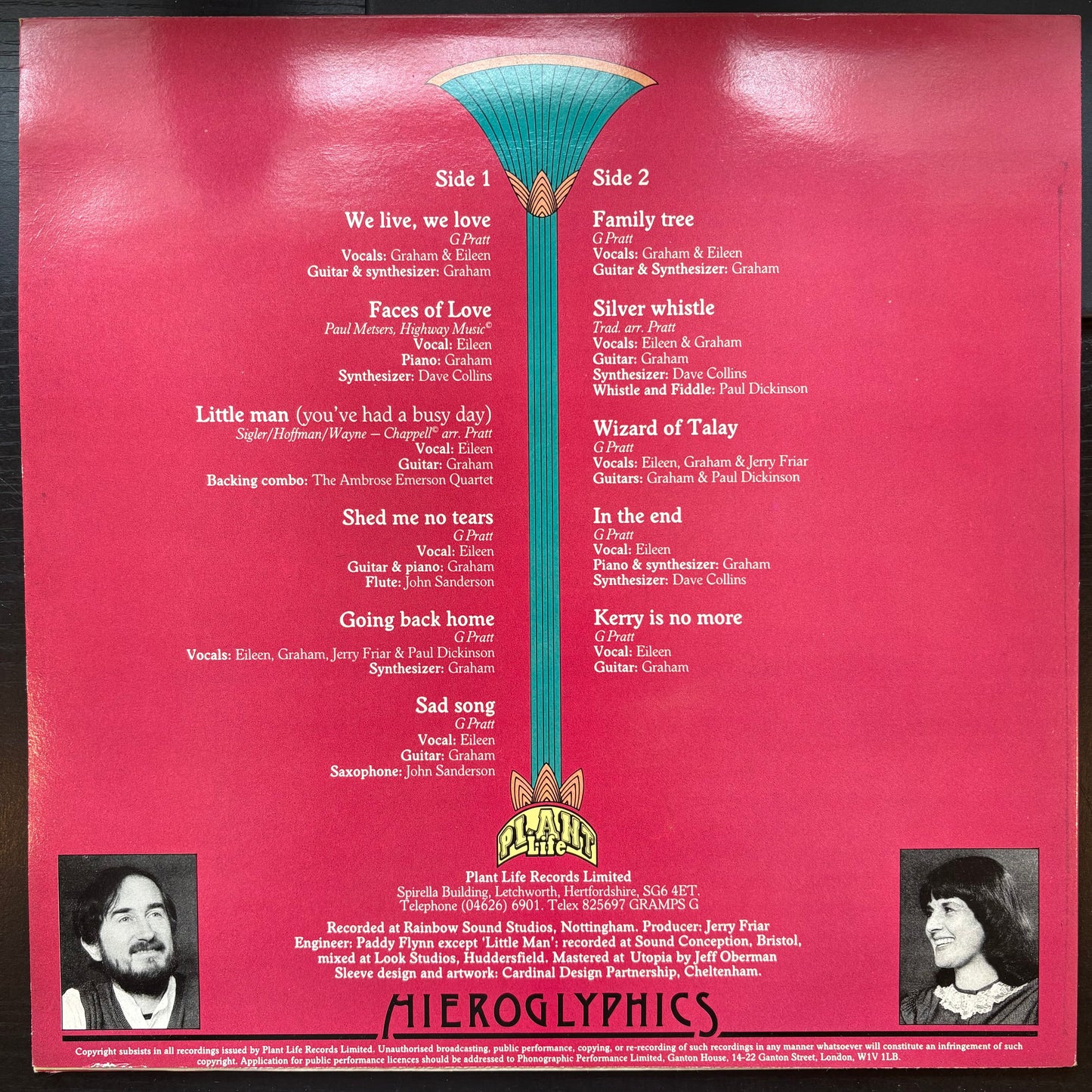 Graham & Eileen Pratt, "Hieroglyphics" [VG+ Used]