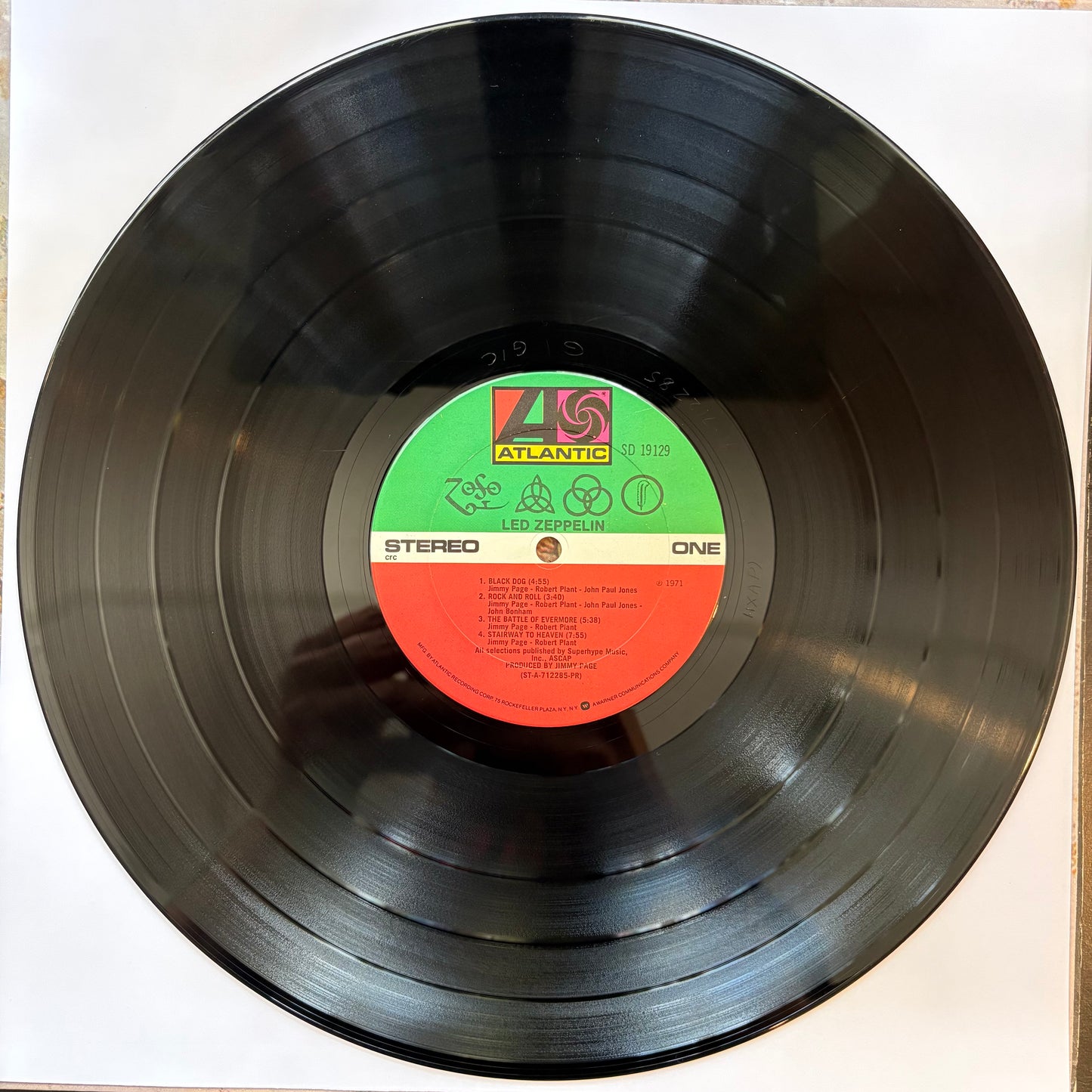 Led Zeppelin, "Untitled" (AKA "IV") (LP) [VG- Used]