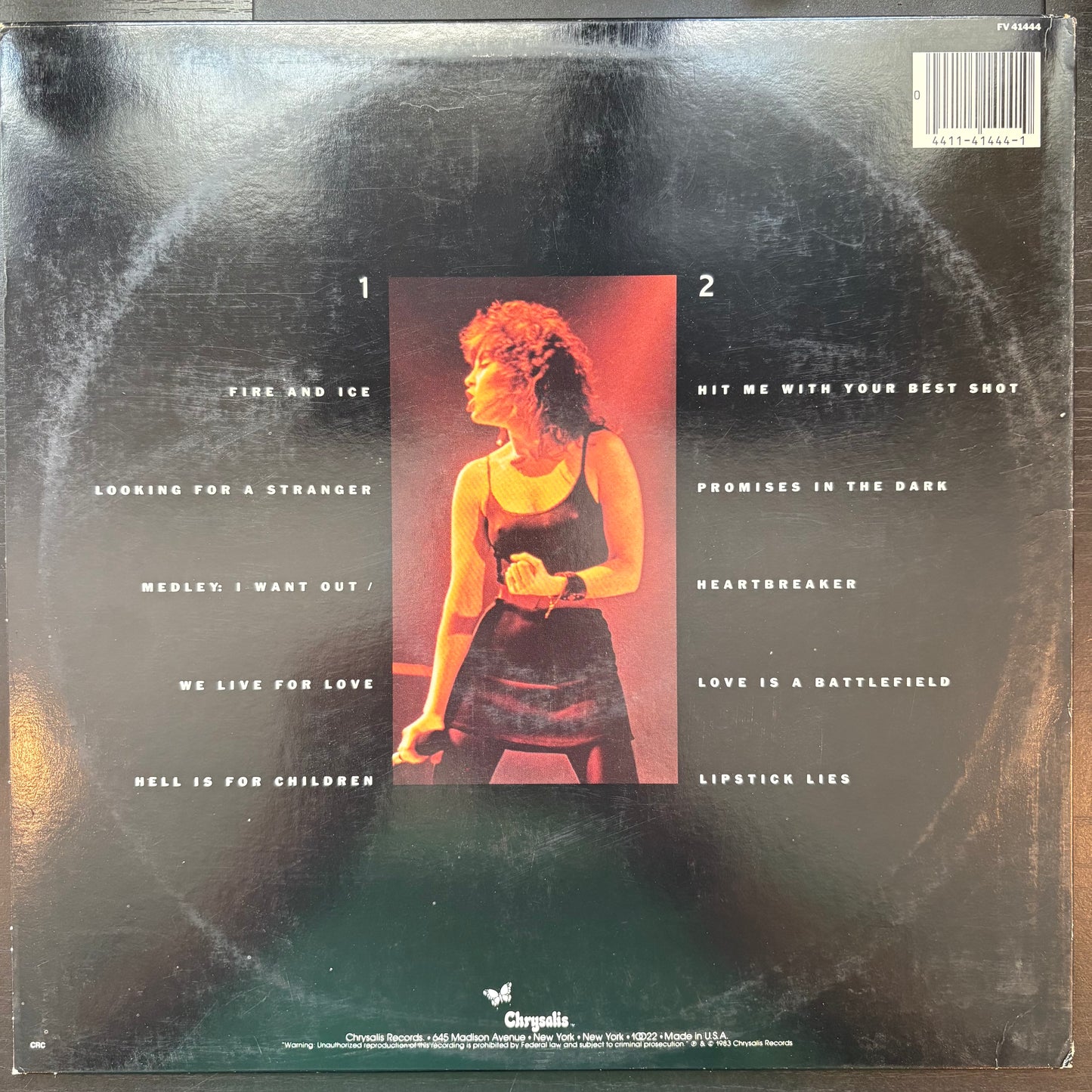 Pat Benatar, "Live from Earth" [VG Used]