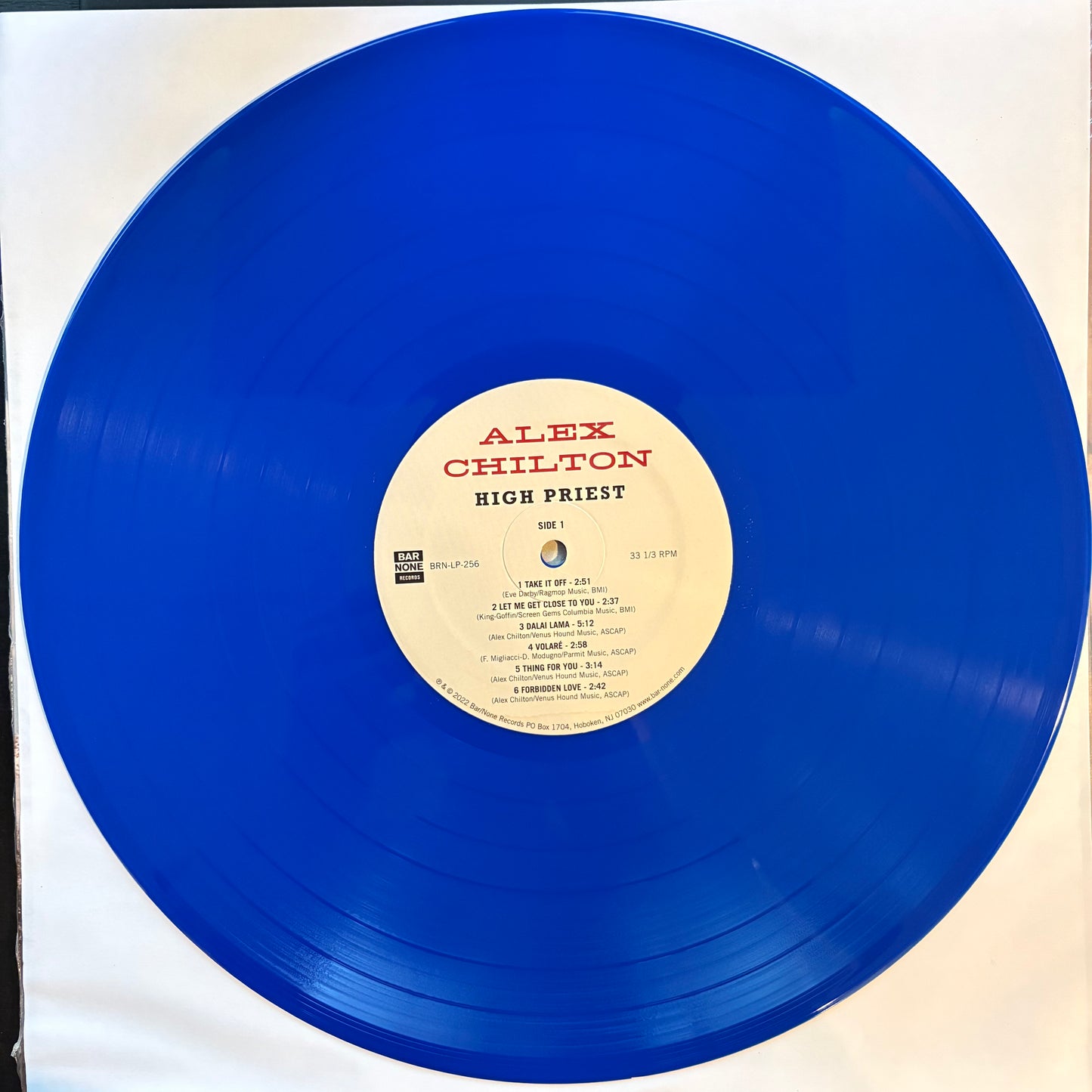 Alex Chilton, "High Priest" (Blue Vinyl) [VG+ Used]