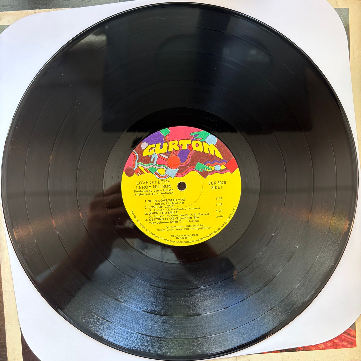 Leroy Hutson, "Love Oh Love" [VG- Used]