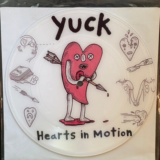 Yuck, "Hearts in Motion" (Lathe Cut 7") [VG Used]