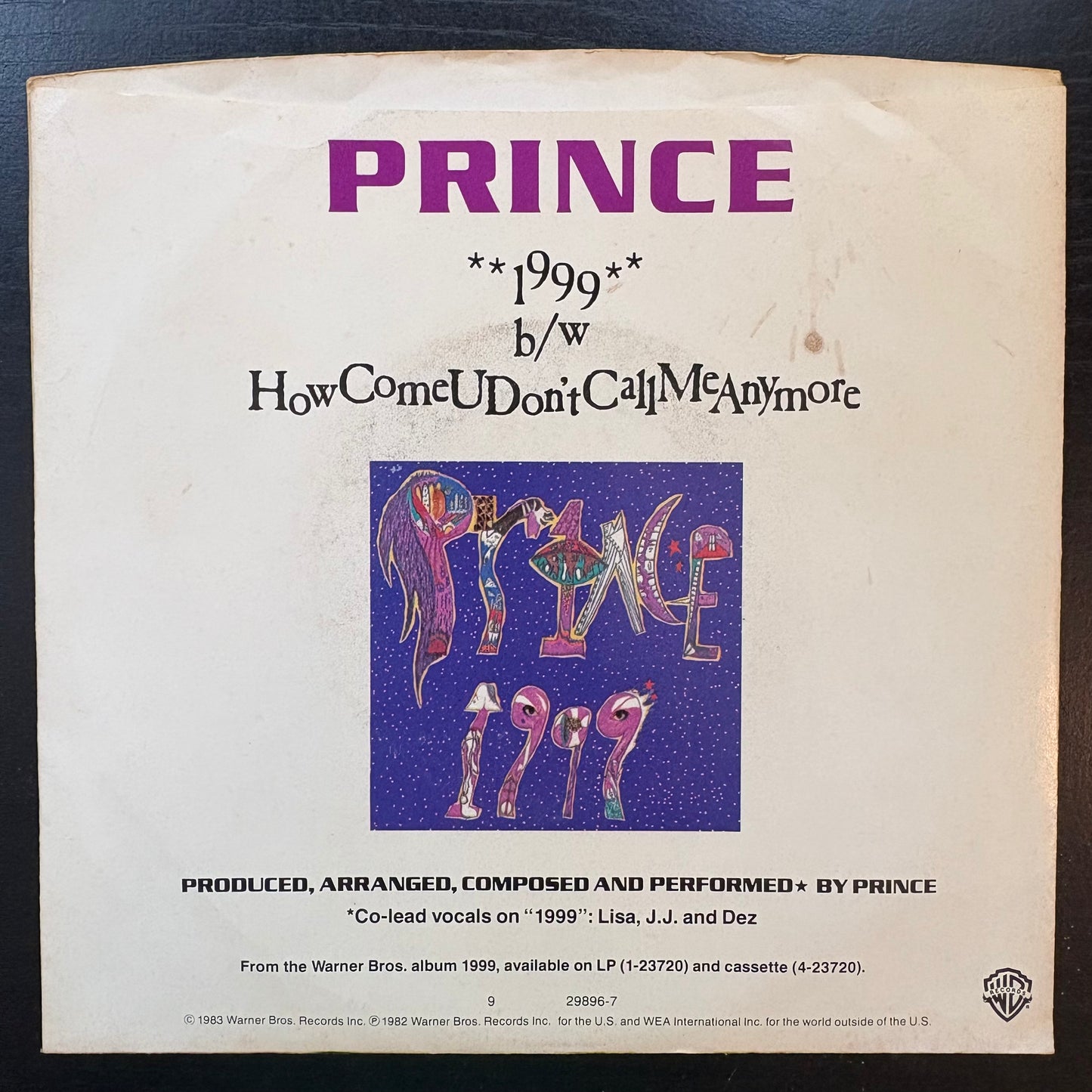 Prince, "1999" (7") [VG Used]