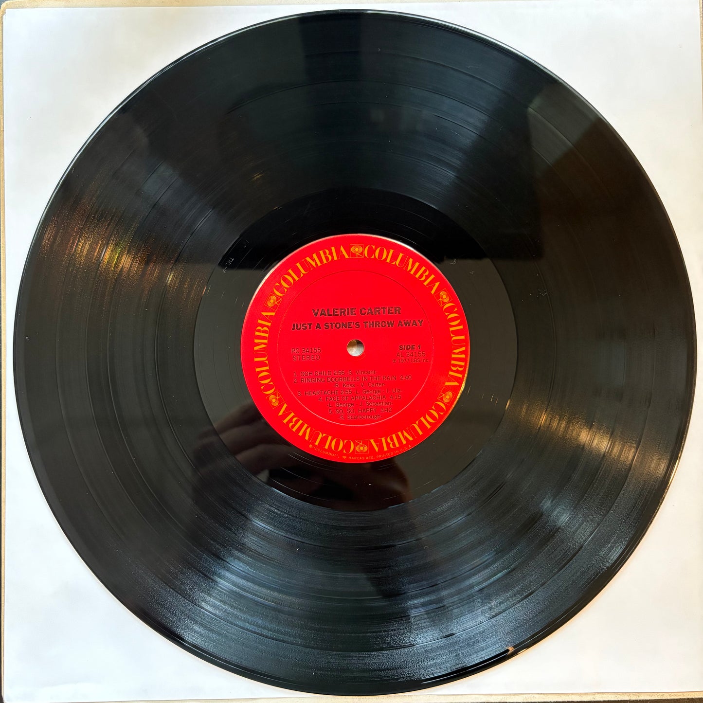 Valerie Carter, "Just a Stone's Throw Away" (LP) [VG Used]