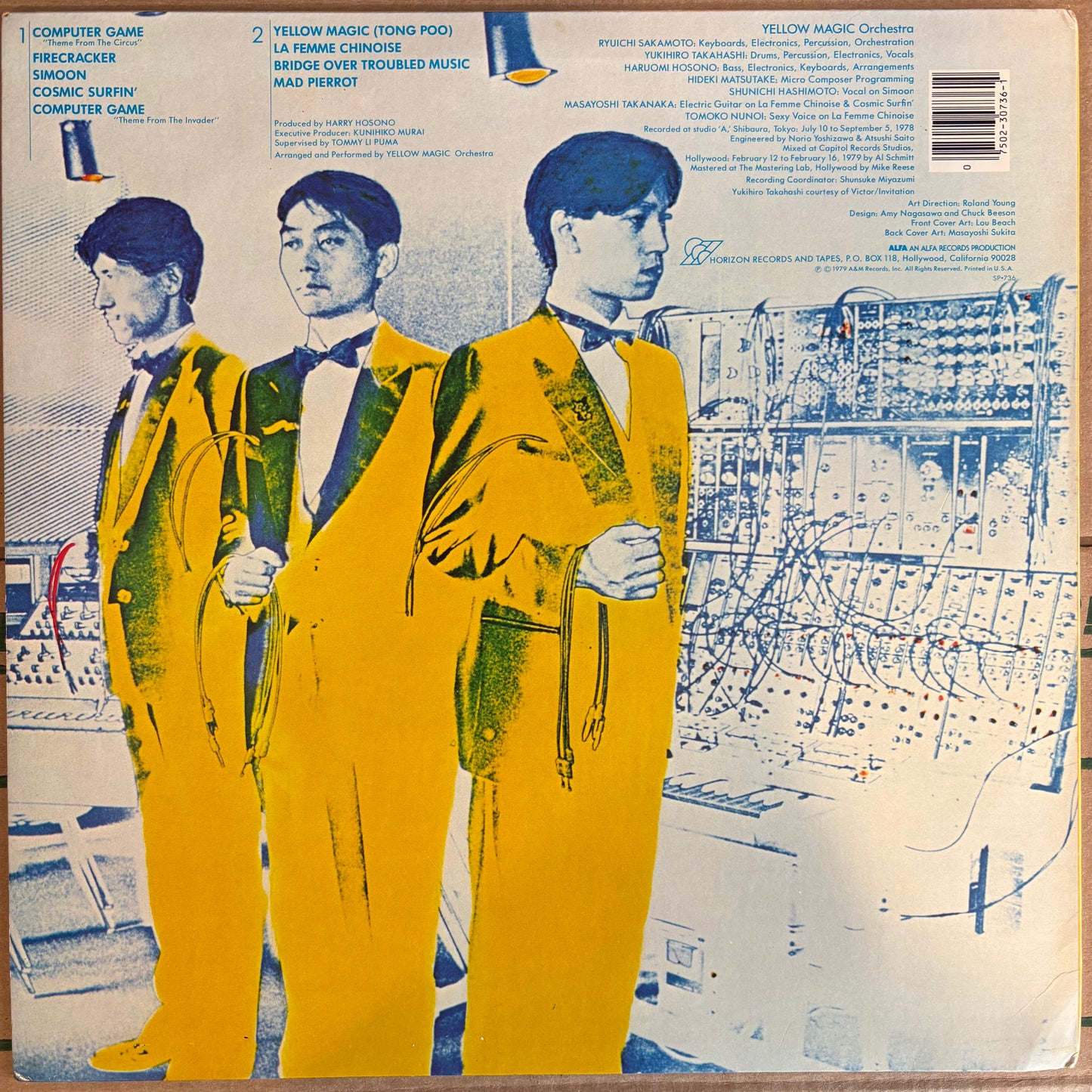 Yellow Magic Orchestra, "Yellow Magic Orchestra" (Yellow Vinyl) [VG Used]