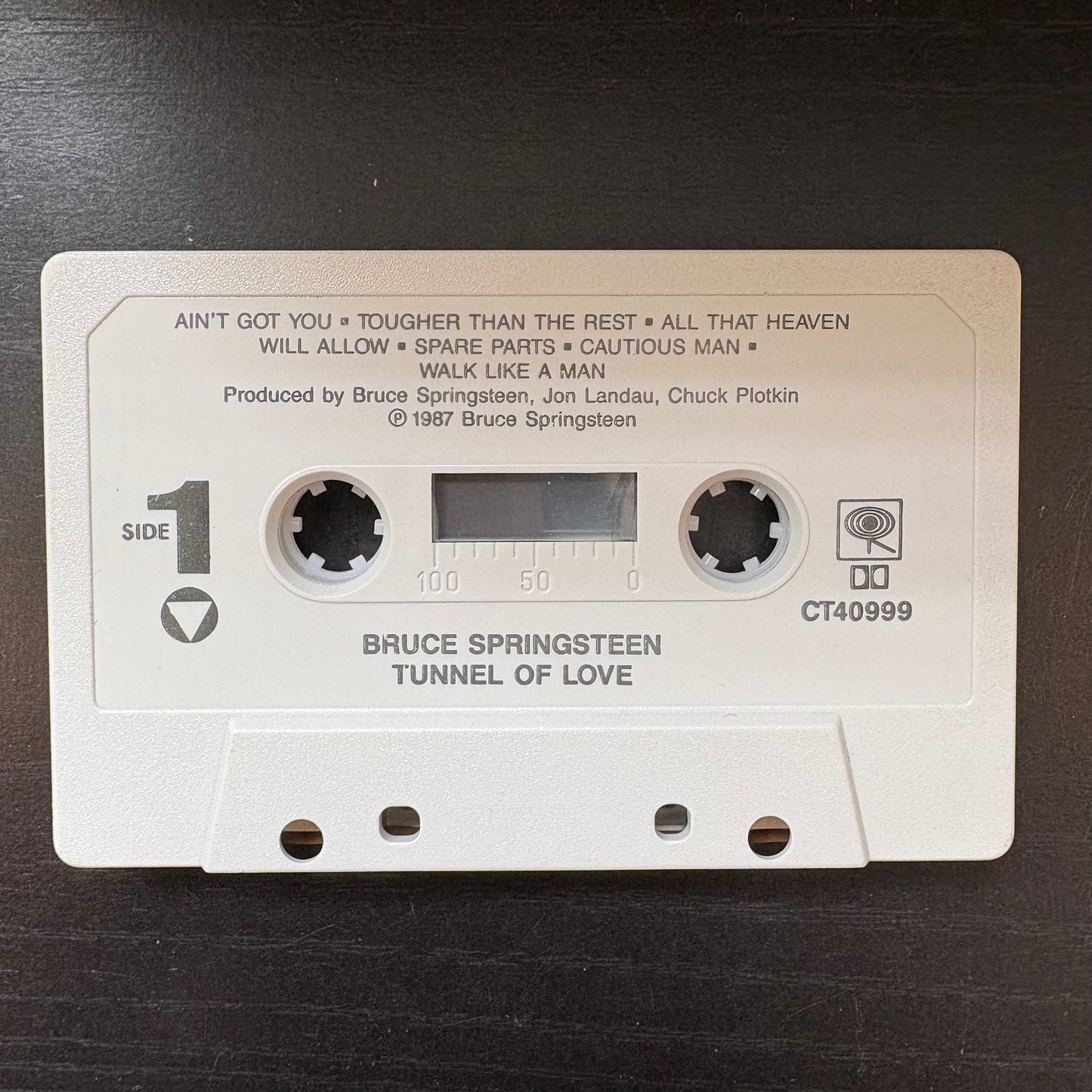 Bruce Springsteen, "Tunnel of Love" [Cassette]