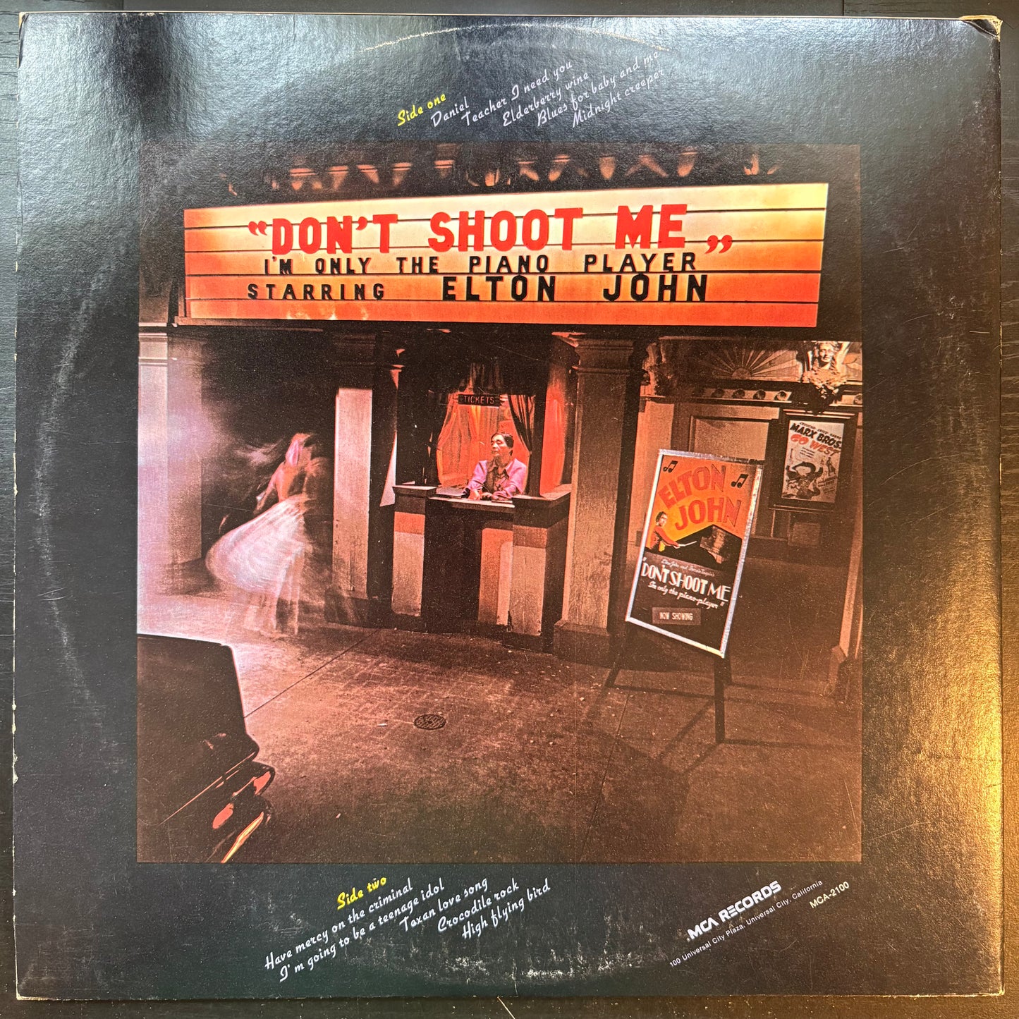 Elton John, "Don't Shoot Me I'm Only the Piano Player" (LP) [VG Used]