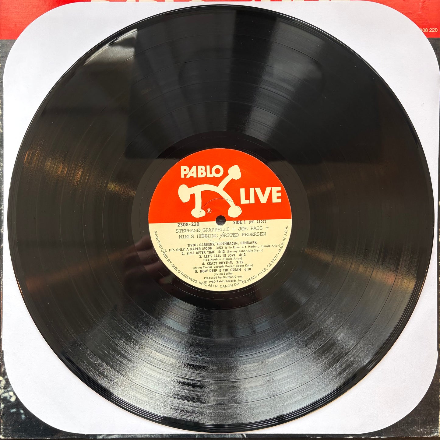 Stephane Grappelli + Joe Pass + Niels Henning Orsted Pedersen, "Tivoli Gardens, Copenhagen, Denmark" [VG Used]