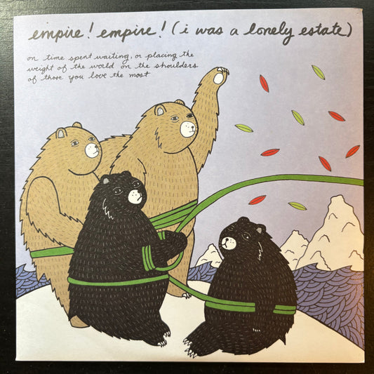 Empire! Empire! (I Was a Lonely Estate), "On Time Spent Waiting..." (7") (Cream Vinyl) [EX Used]