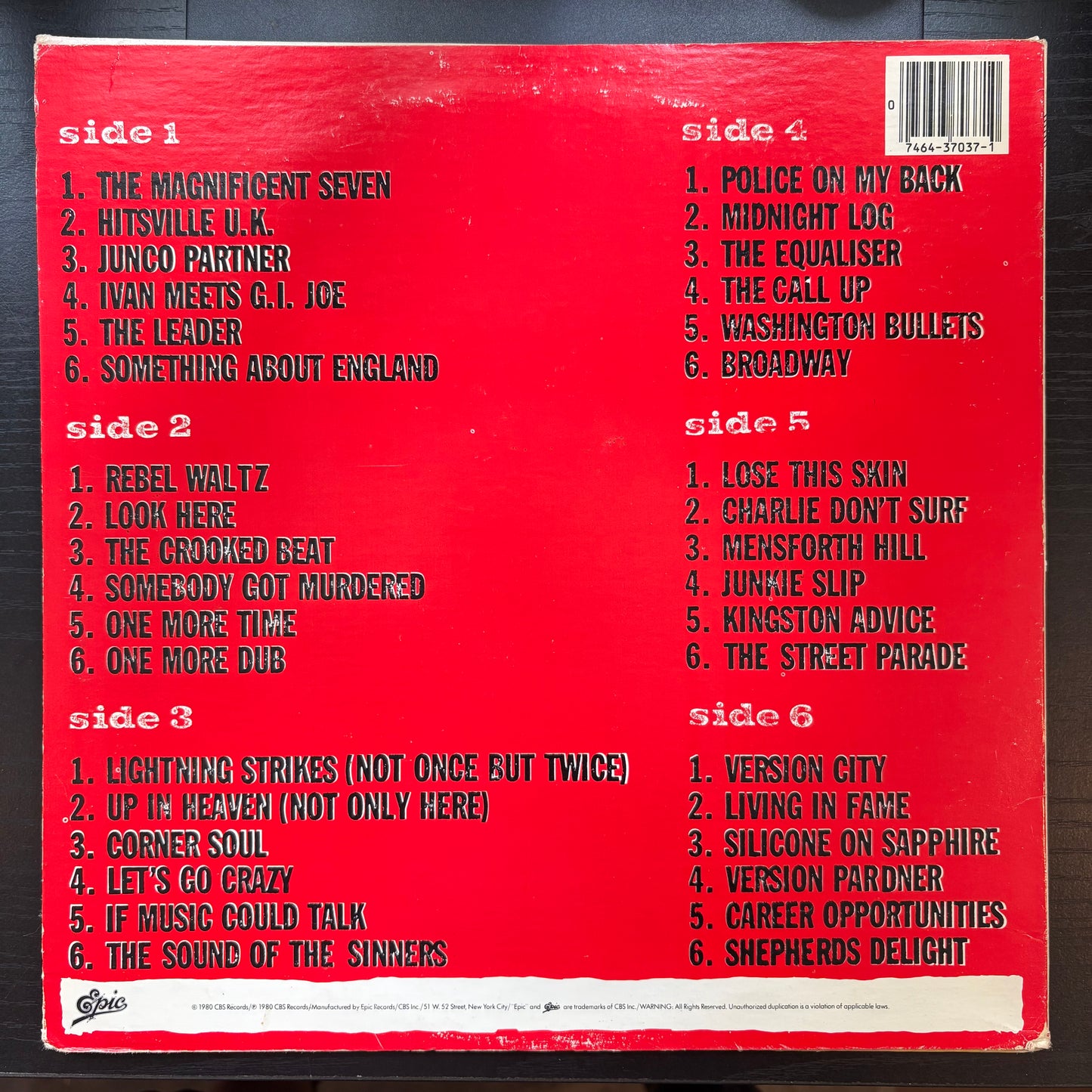 Clash, "Sandinista!" (3LP) [VG Used]