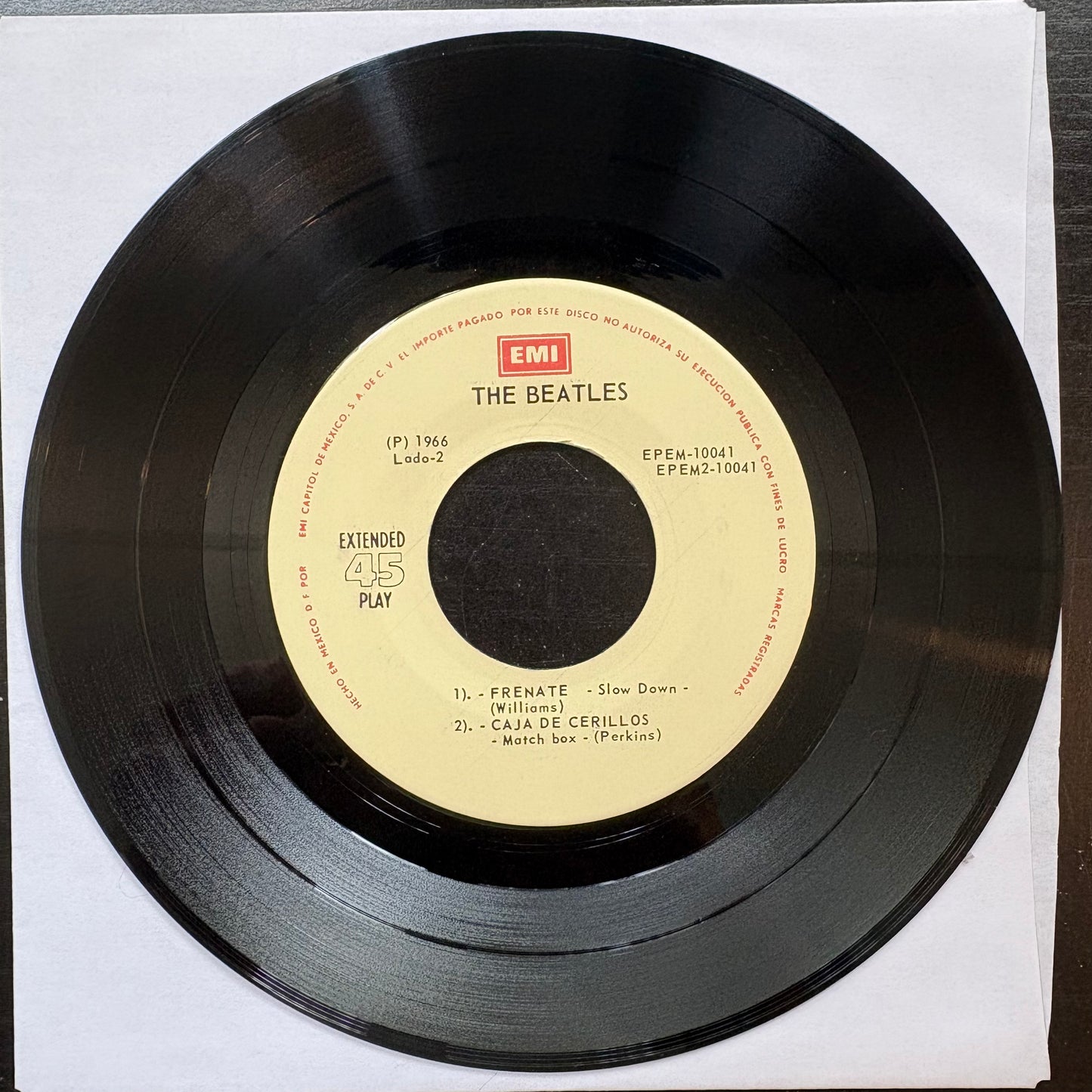 Beatles, "La Flaca Sally" (7" EP) (Mexico) [VG+ Used]