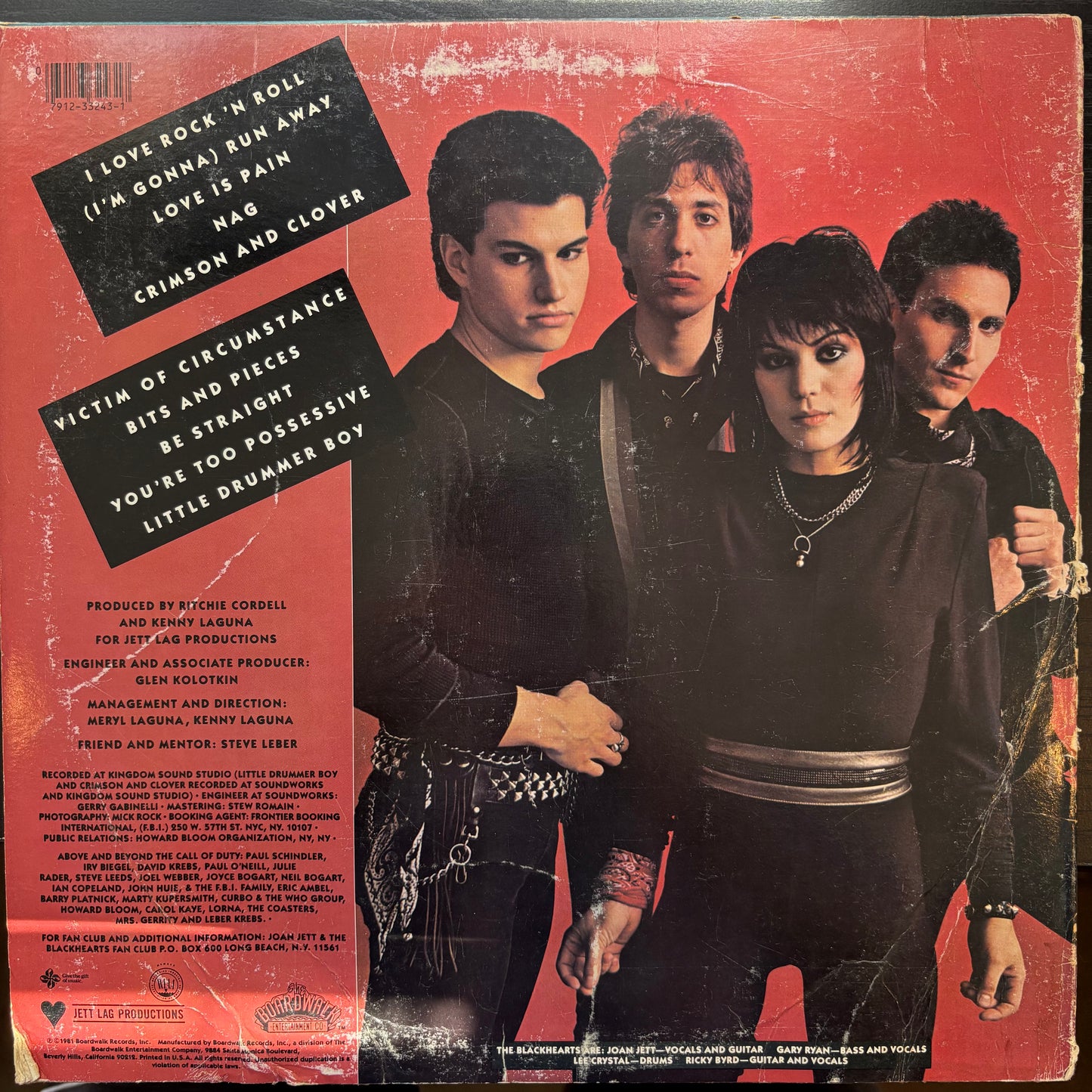 Joan Jett & The Blackhearts, "I Love Rock-n-Roll" [VG Used]