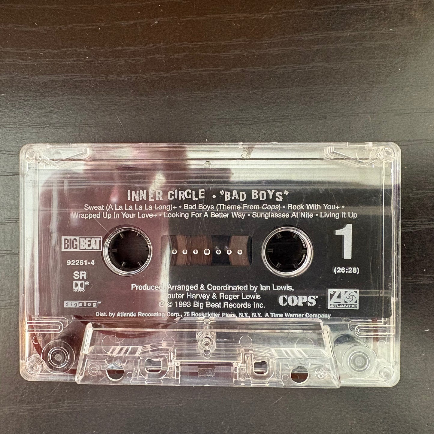 Inner Circle, "Bad Boys" [Cassette]