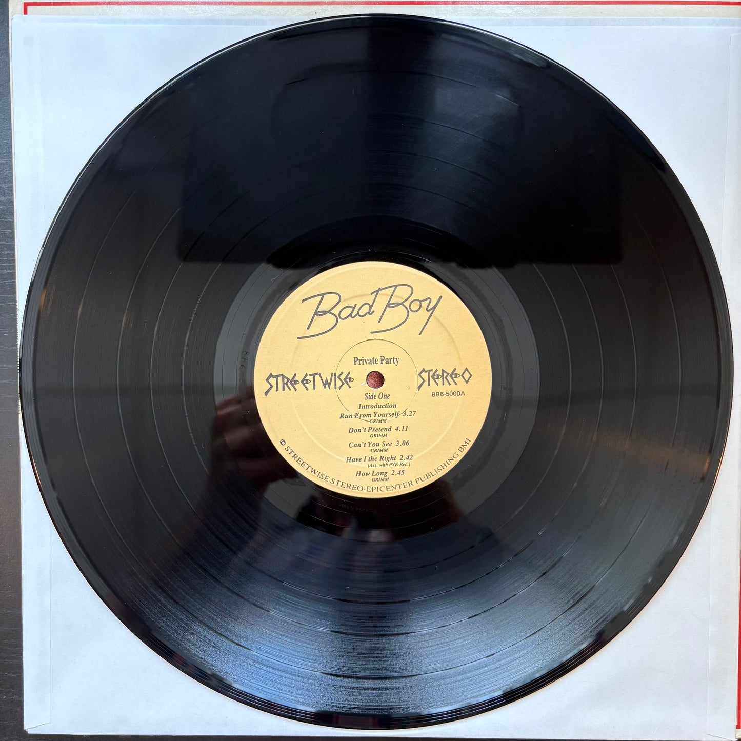 Bad Boy, "Private Party" [VG Used]