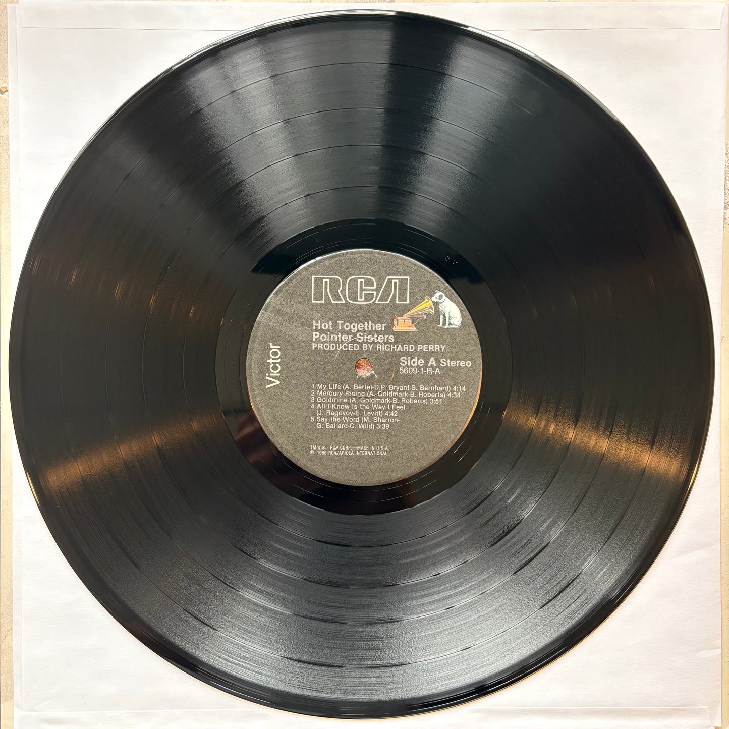 Pointer Sisters, "Hot Together" [VG+ Used]