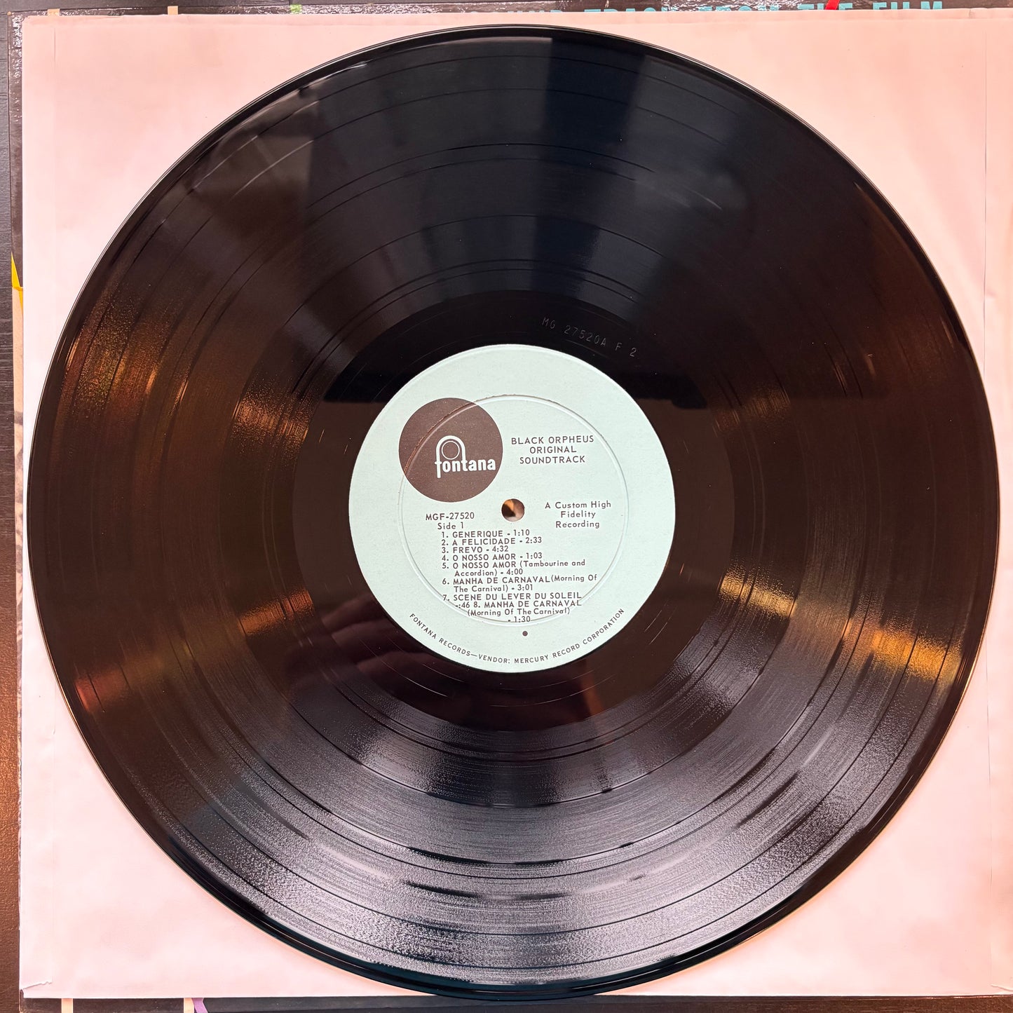 Antonio Carlos Jobim & Luiz Bonfa, "Black Orpheus Soundtrack" (Mono) [VG Used]