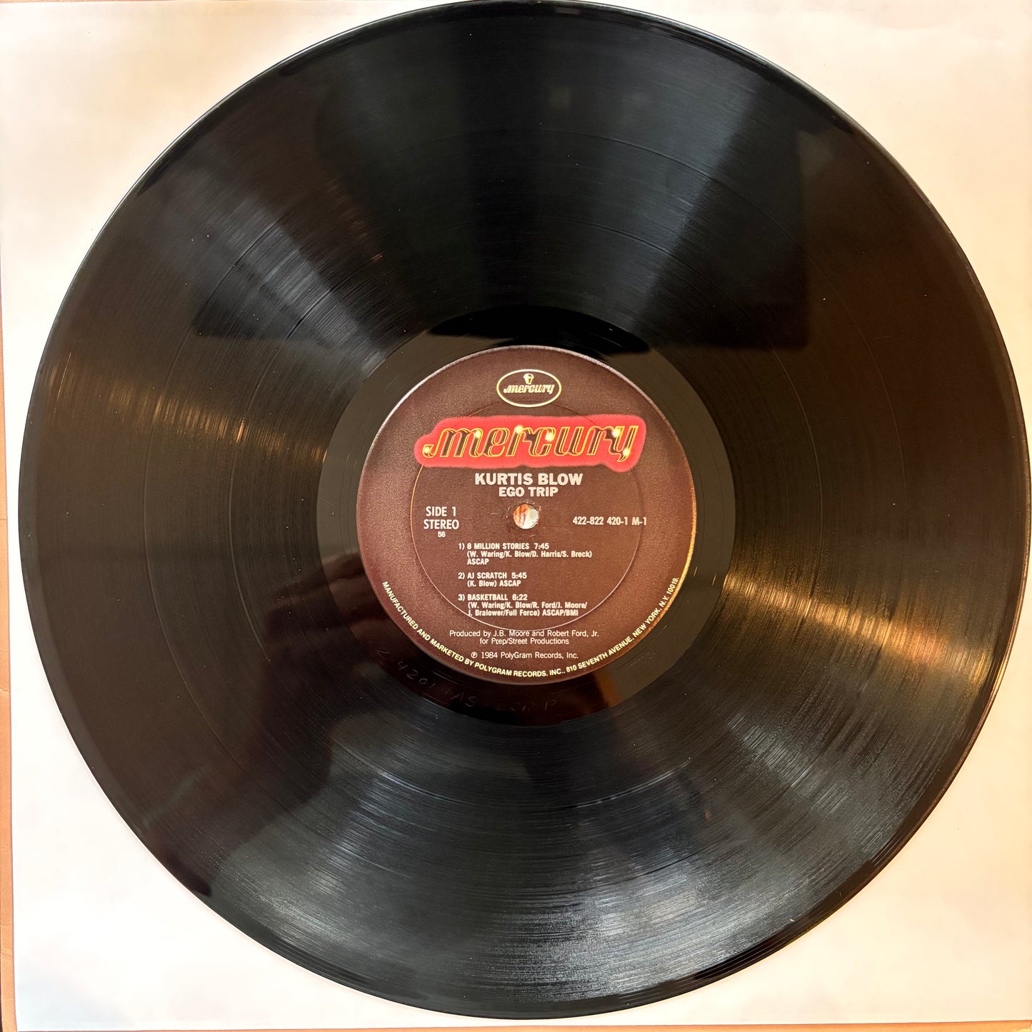 Kurtis Blow, "Ego Trip" (LP) [VG+ Used]