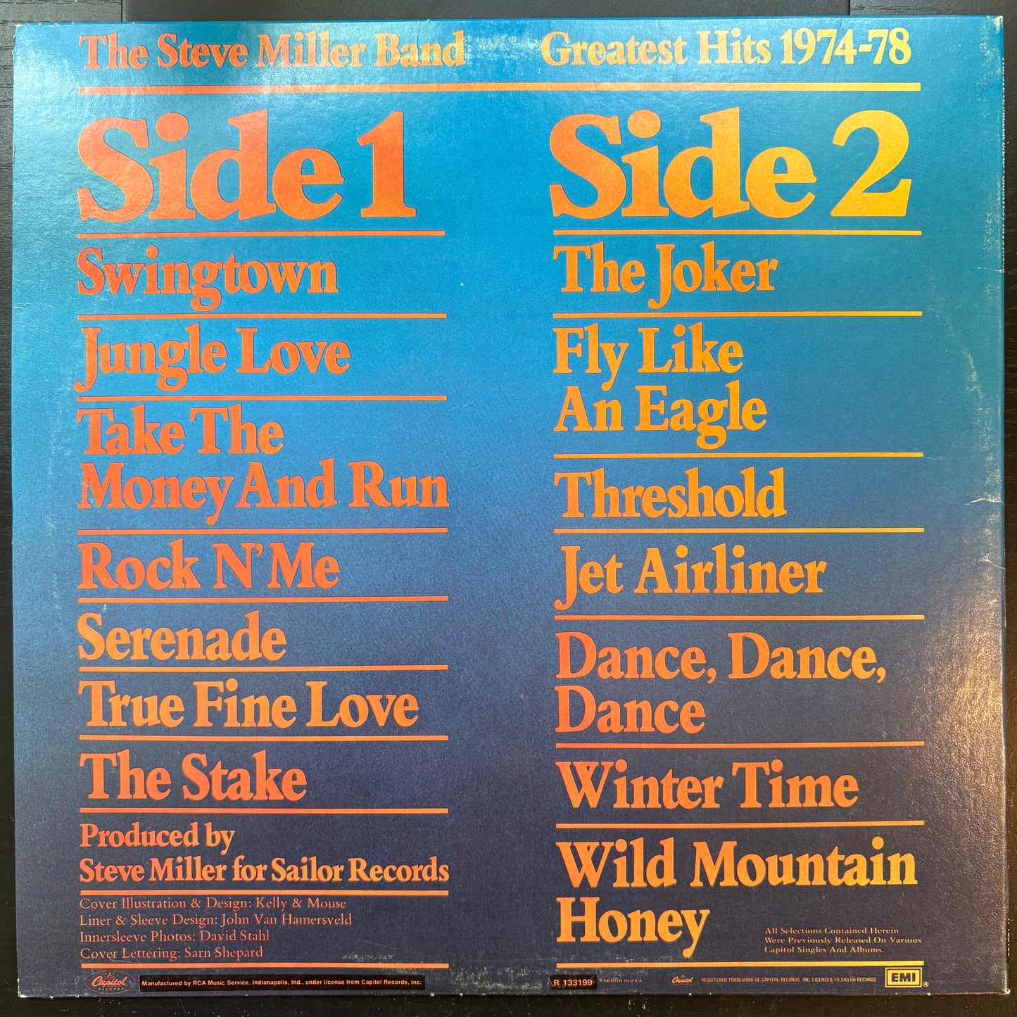 Steve Miller Band, "Greatest Hits 1974-78" [VG Used]