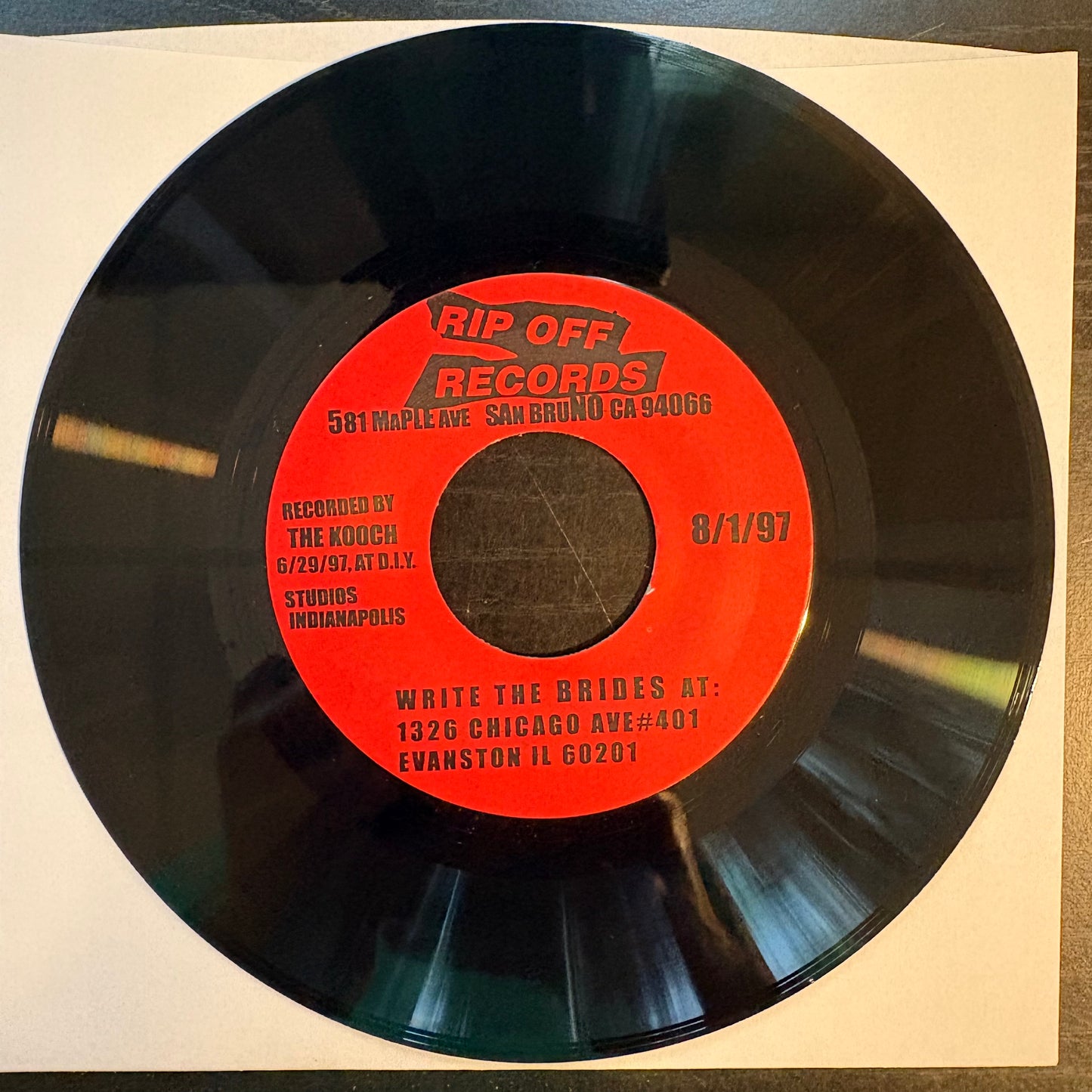 Brides, "Pushed Around" (7") [VG+ used]