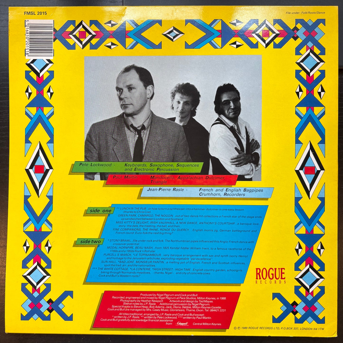 Cock and Bull, "Concrete Routes, Sacred Cows" [VG Used]