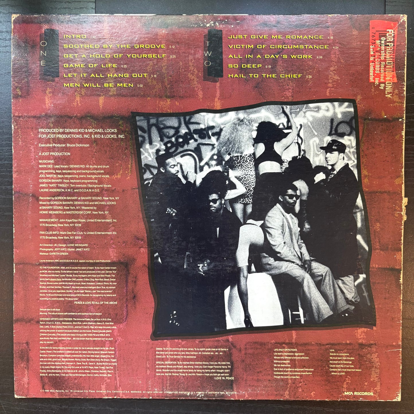 Mark Dee, "All In a Day's Work" [VG Used]
