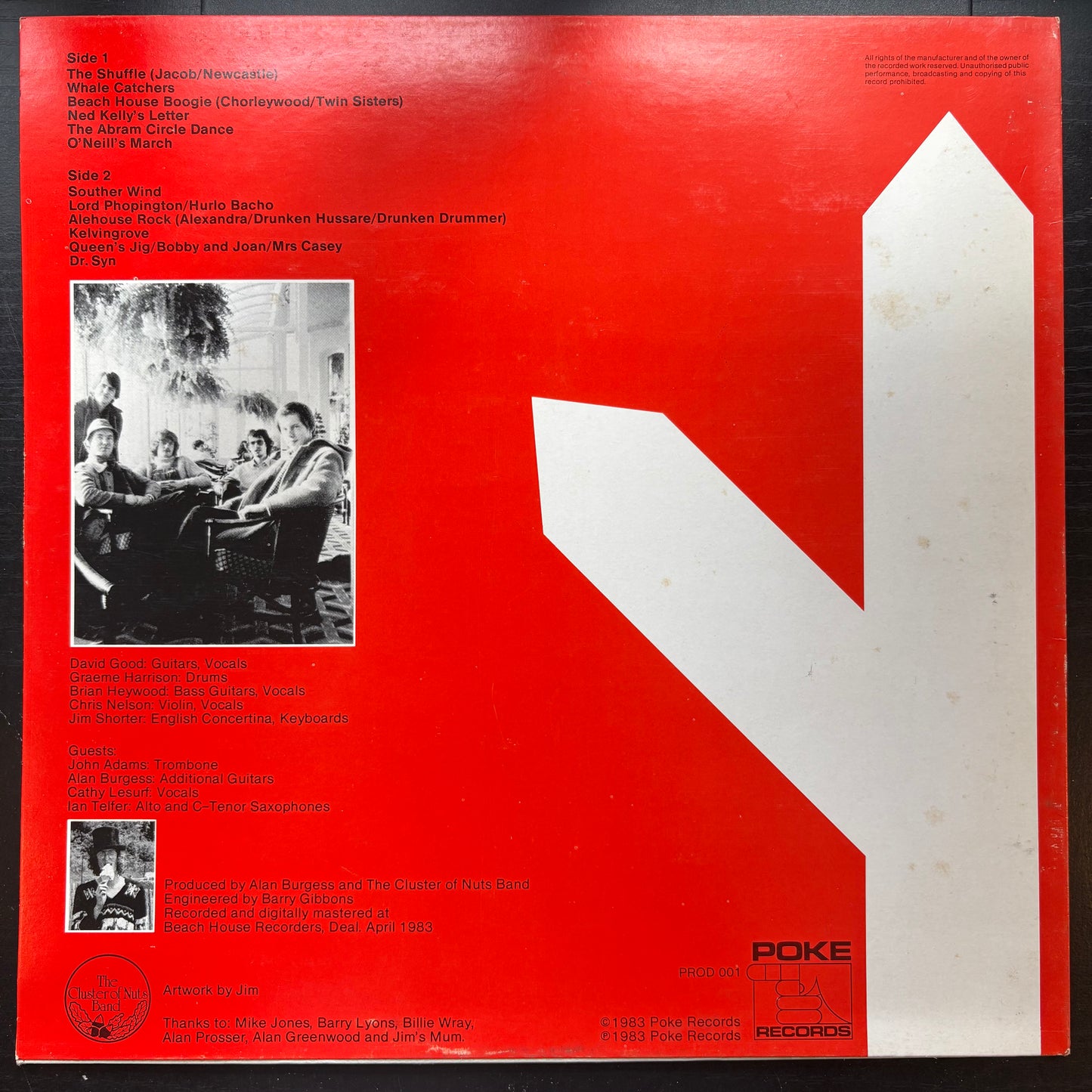 Cluster of Nuts Band, "Fridge in the Fast Lane" [VG+ Used]