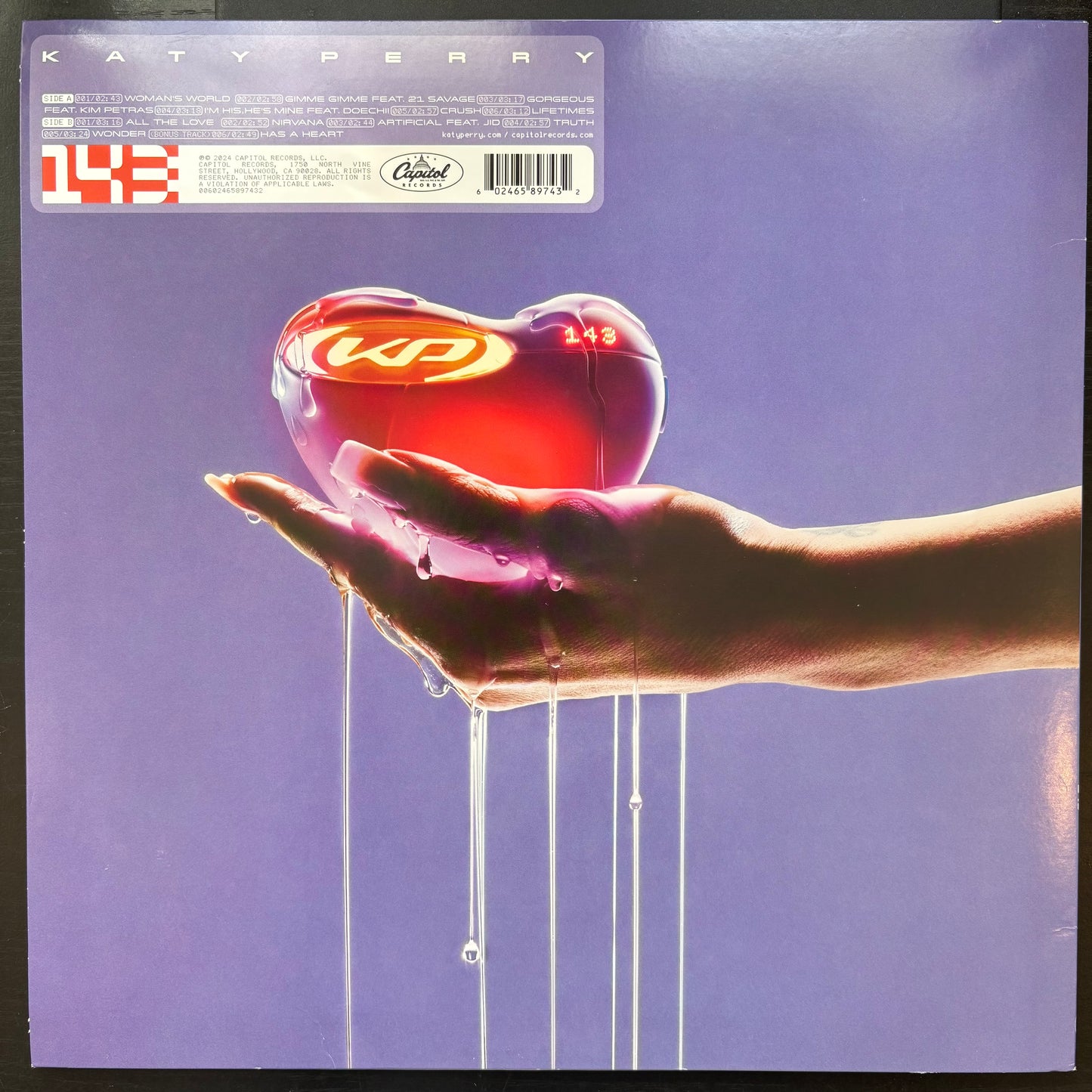 Katy Perry, "143" (Red Vinyl) [NM Used]