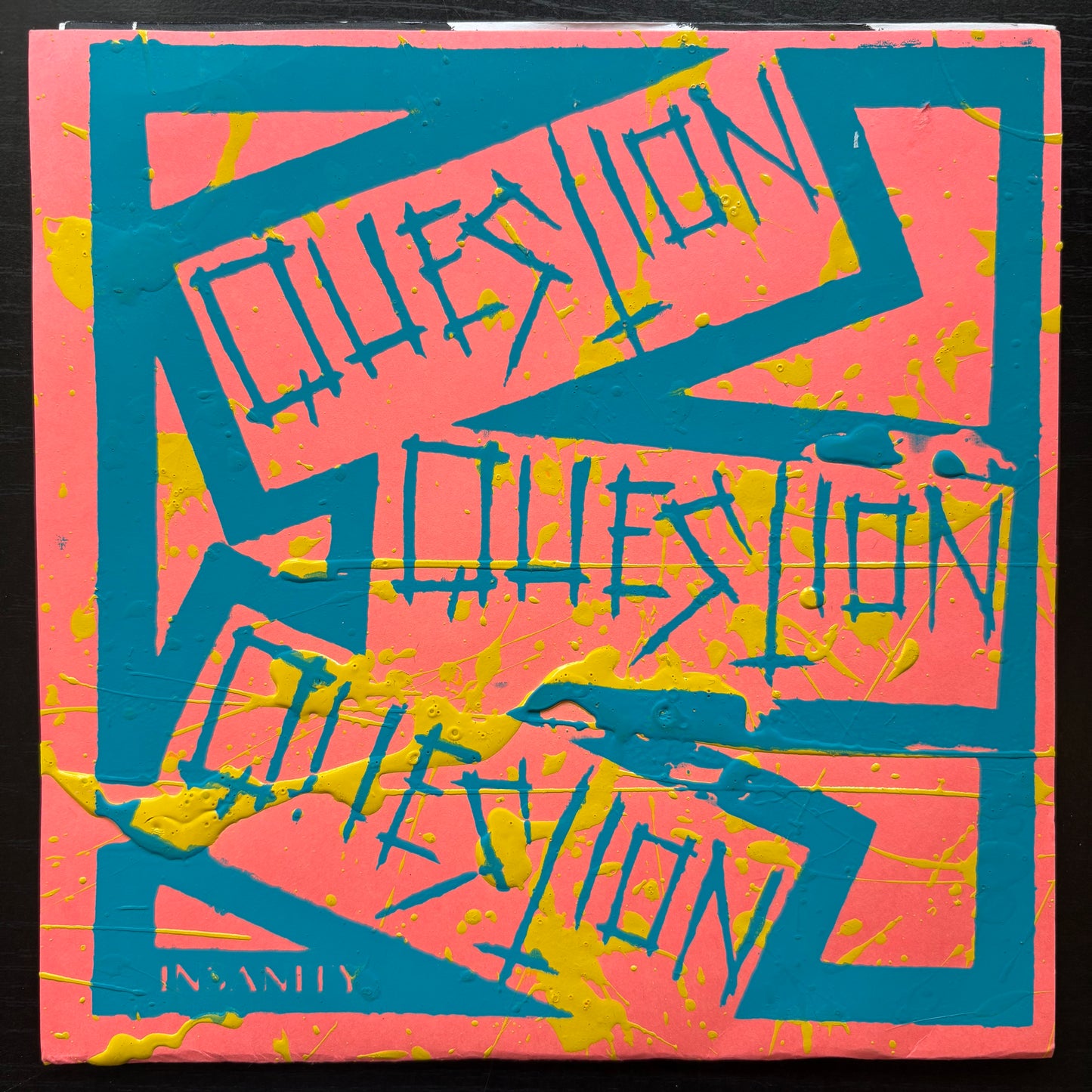Question, "Insanity" (Silk-Screened Cover / 7") [VG Used]