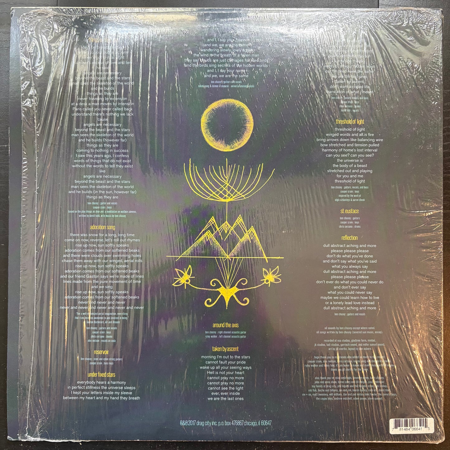 Six Organs of Admittance, "Burning the Threshold" (LP) [VG+ Used]