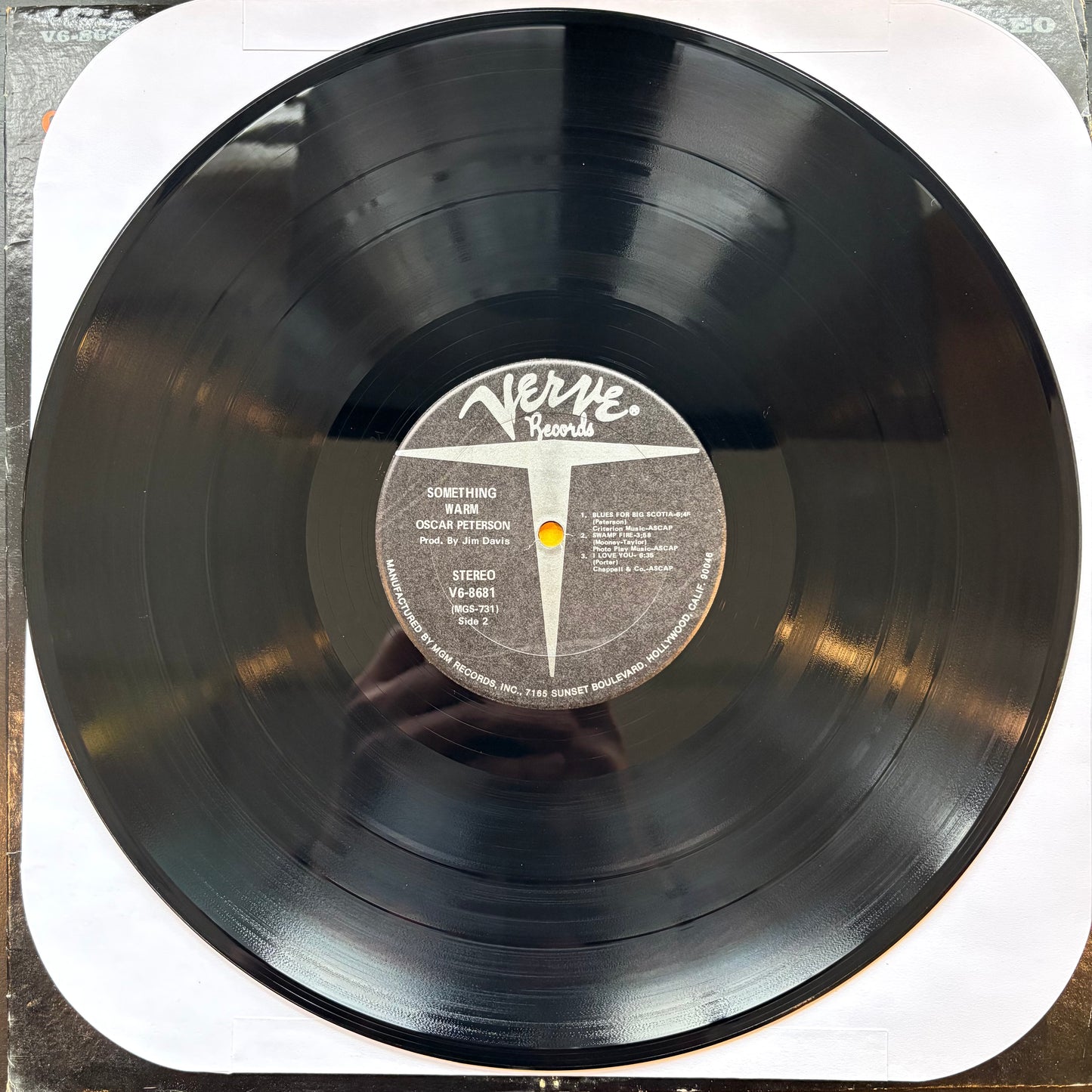 Oscar Peterson, "Something Warm" [VG Used]