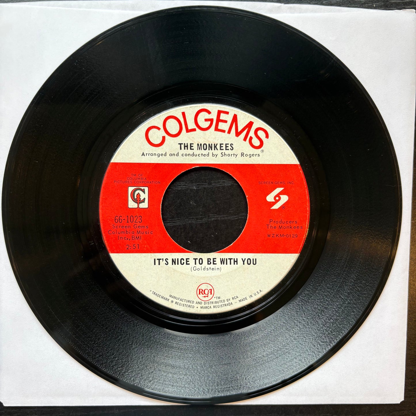 Monkees, "D.W. Washburn" (7") [VG Used]