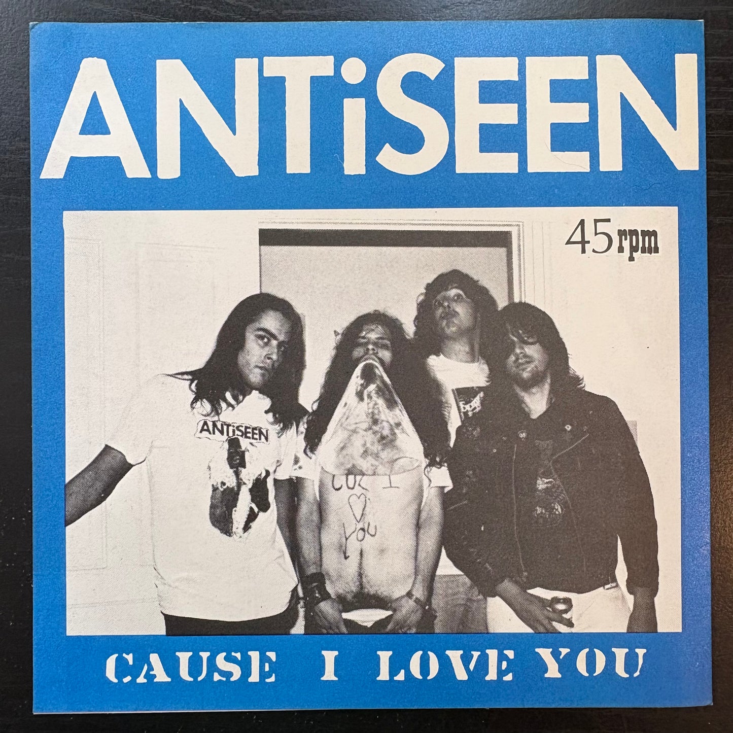Antiseen, "Two Headed Dog" (7") (Blue Vinyl) [VG Used]