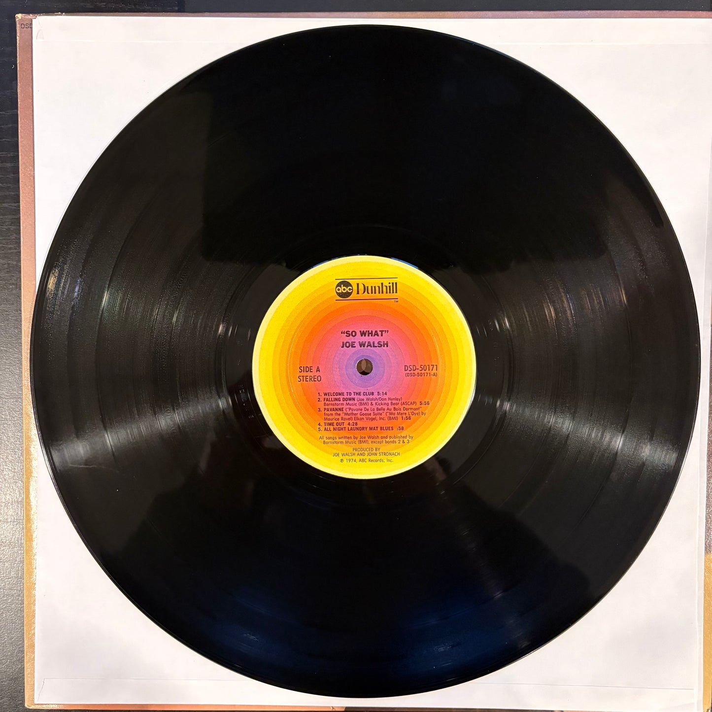 Joe Walsh, "So What" [VG+ Used]