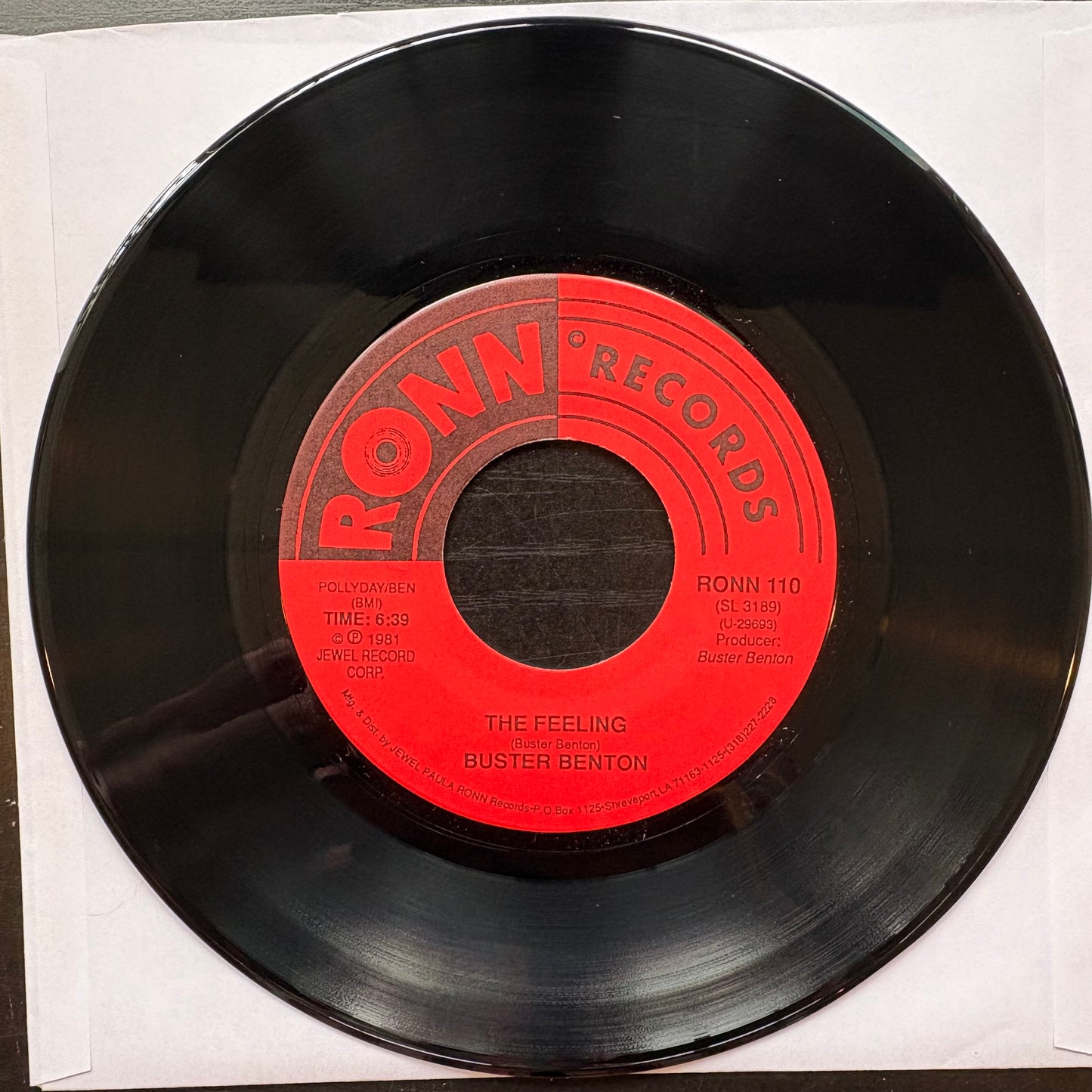 Buster Benton, "Cold Man Ain't No Good" (7") [VG Used]
