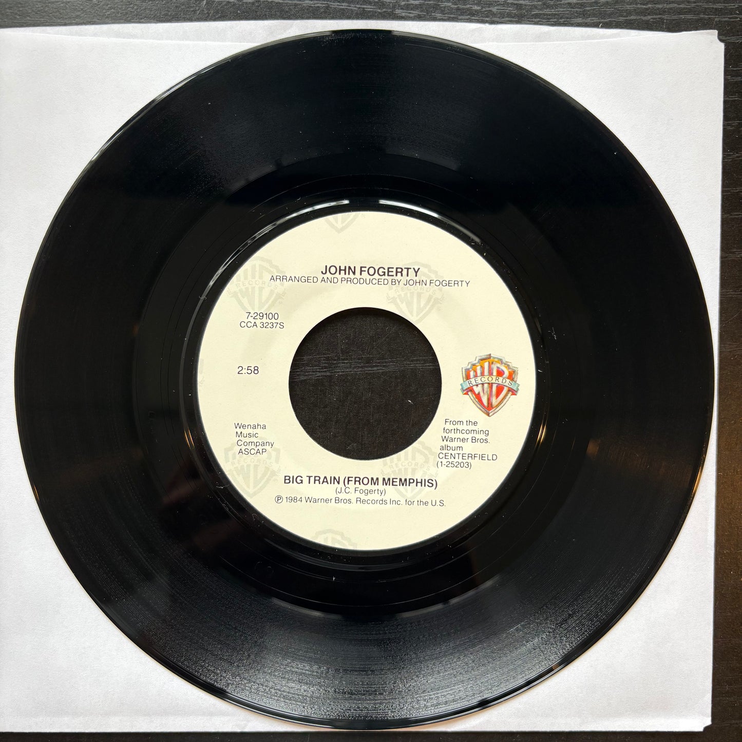 John Fogerty, "The Old Man Down the Road" (7") [VG Used]