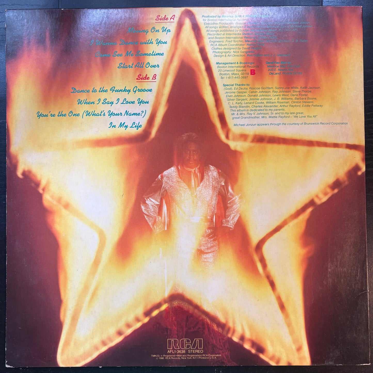 Maurice Starr, "Flaming Starr" (LP) [VG Used]