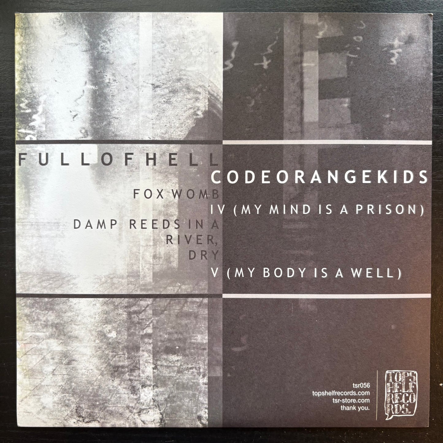 Full of Hell / Code Orange Kids, "Split" (7") (Opaque Green) [VG Used]
