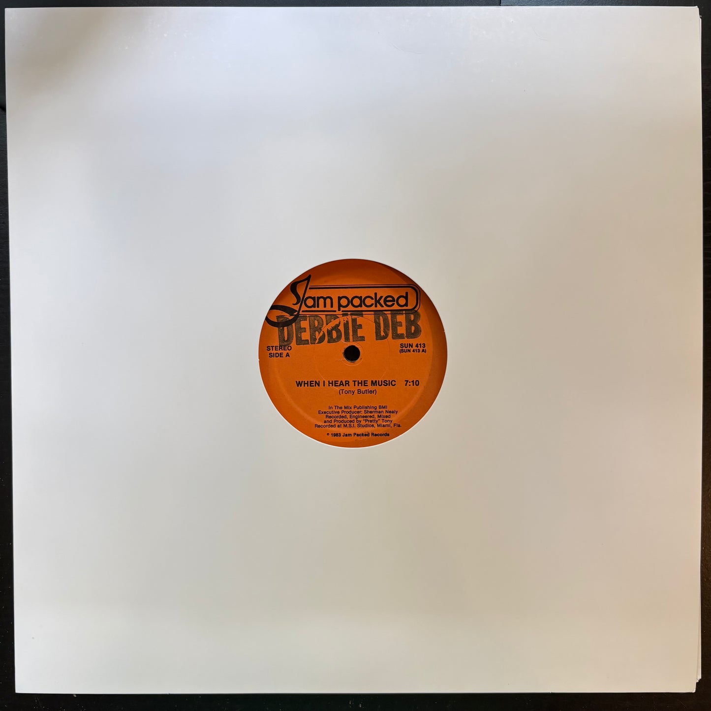 Debbie Deb, "When I Hear the Music" (12") [VG Used]
