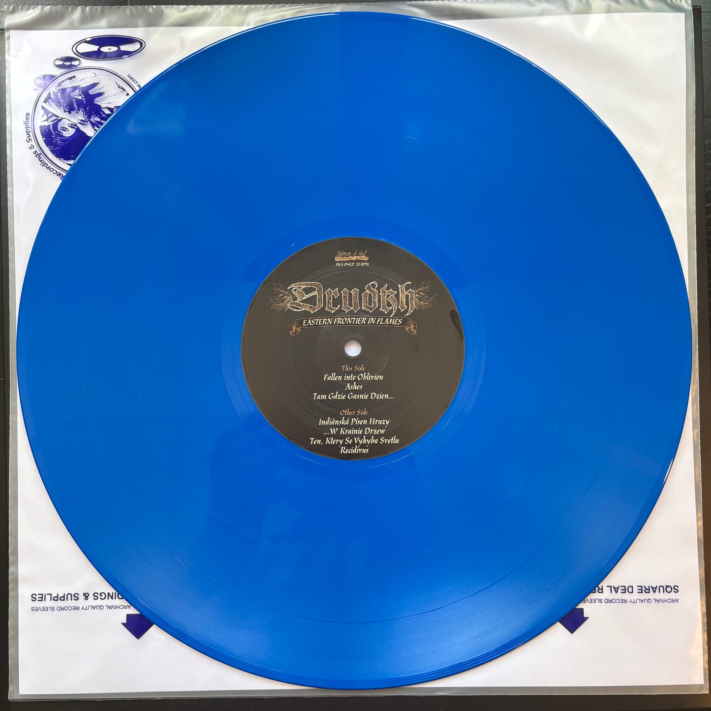 Drudkh, "Eastern Frontier in Flames" (Blue Vinyl) [NM Used]