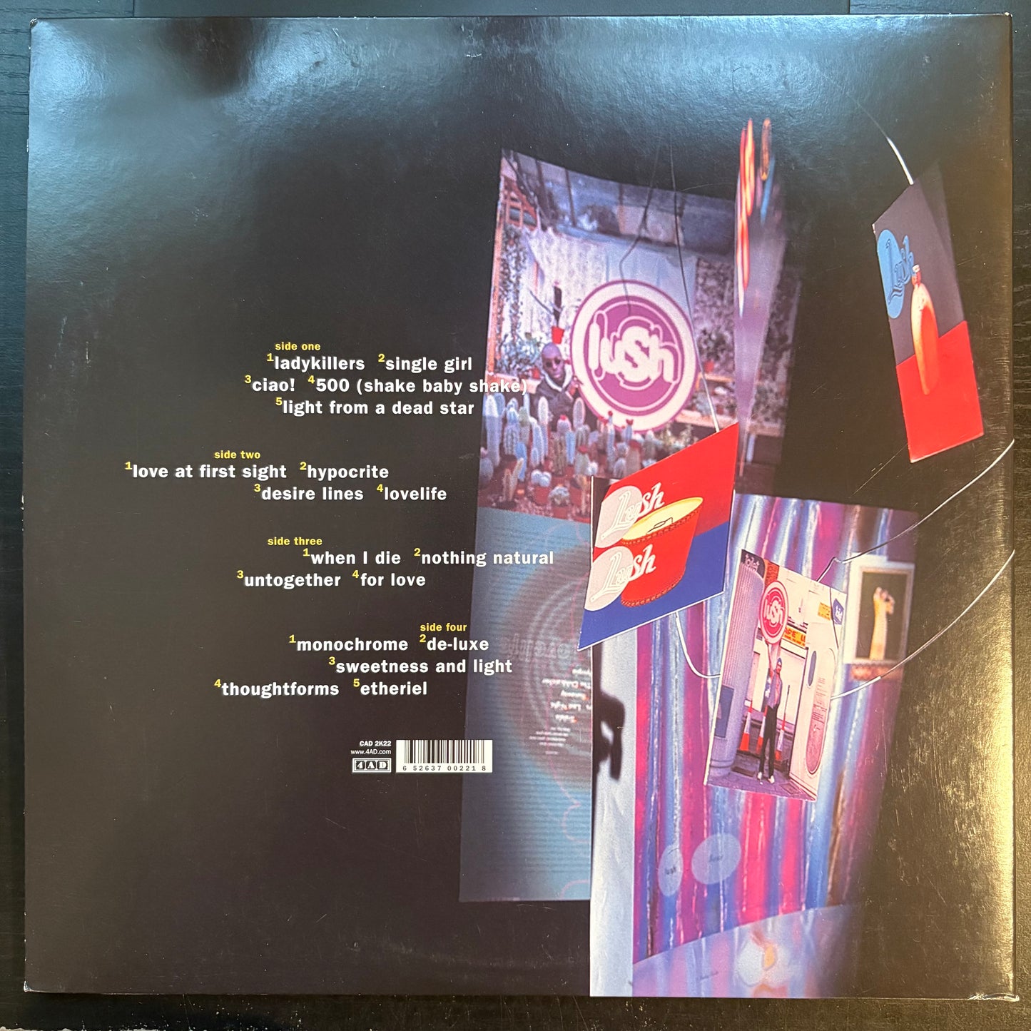 Lush, "Ciao! The Best of Lush" (2LP) (Red Vinyl) [VG Used]