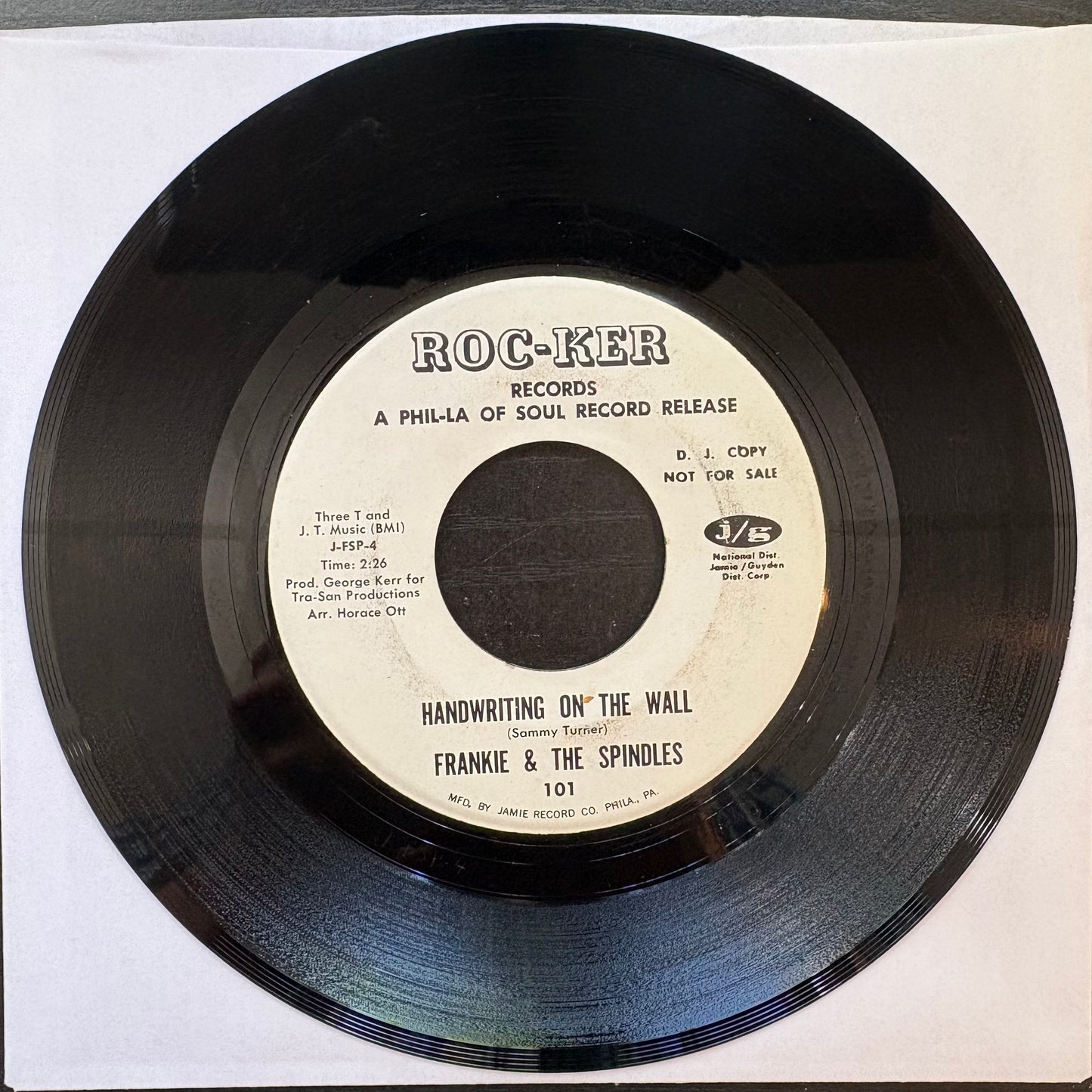Frankie & The Spindles, "Count to Ten" (Promo) (7") [VG Used]