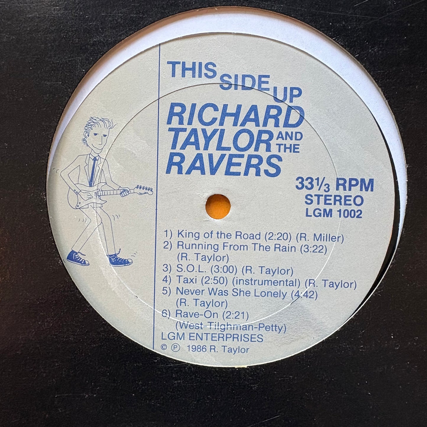 Richard Taylor & The Ravers, "Richard Taylor & The Ravers" [EP] [VG+ Used]