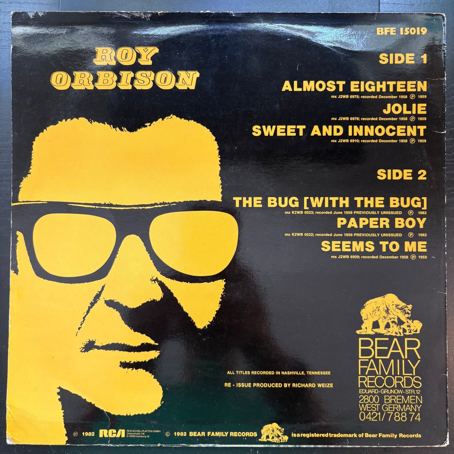 Roy Orbison, "Almost Eighteen" (EP) [VG Used]