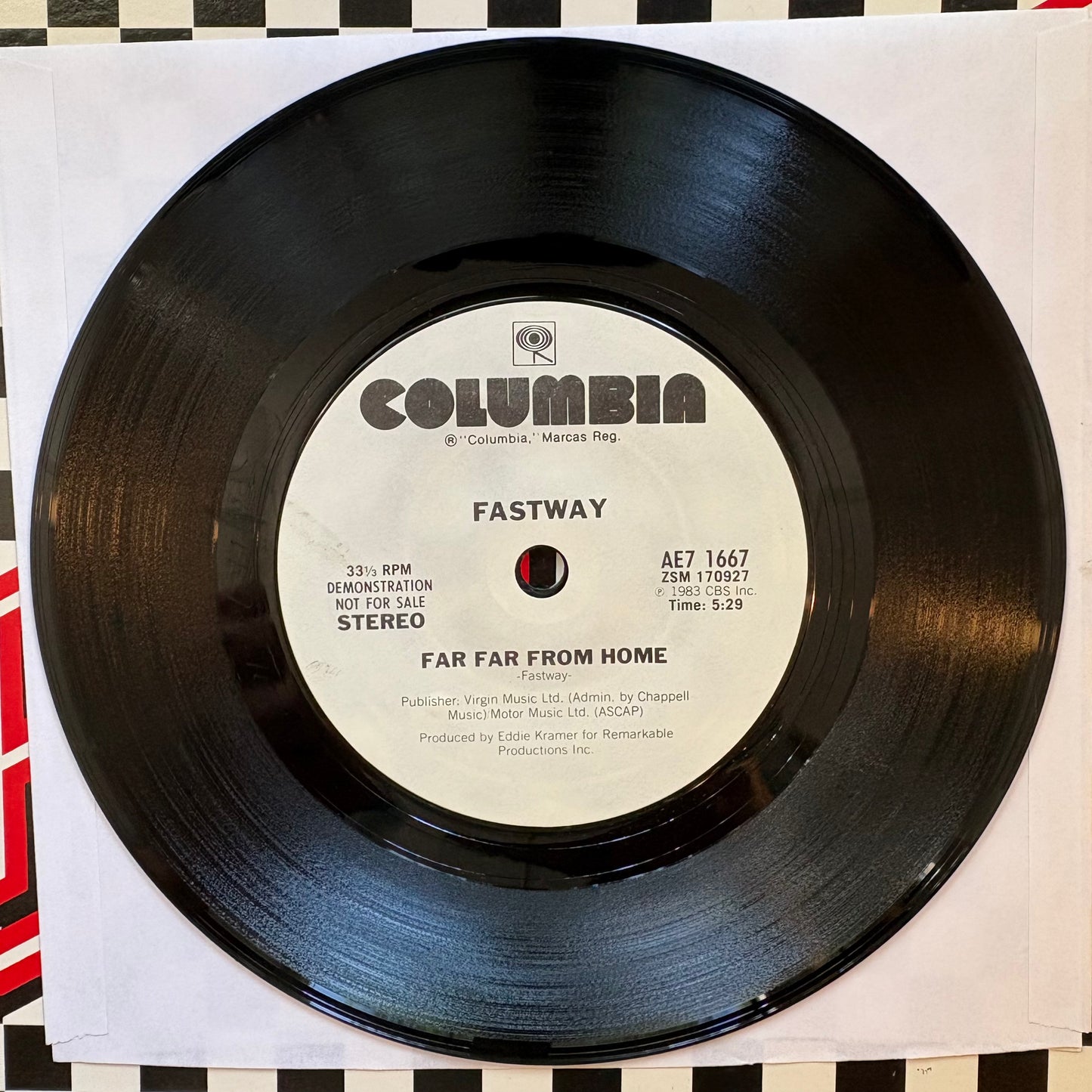 Fastway, "Fastway" (Bonus 7") [VG+ Used]
